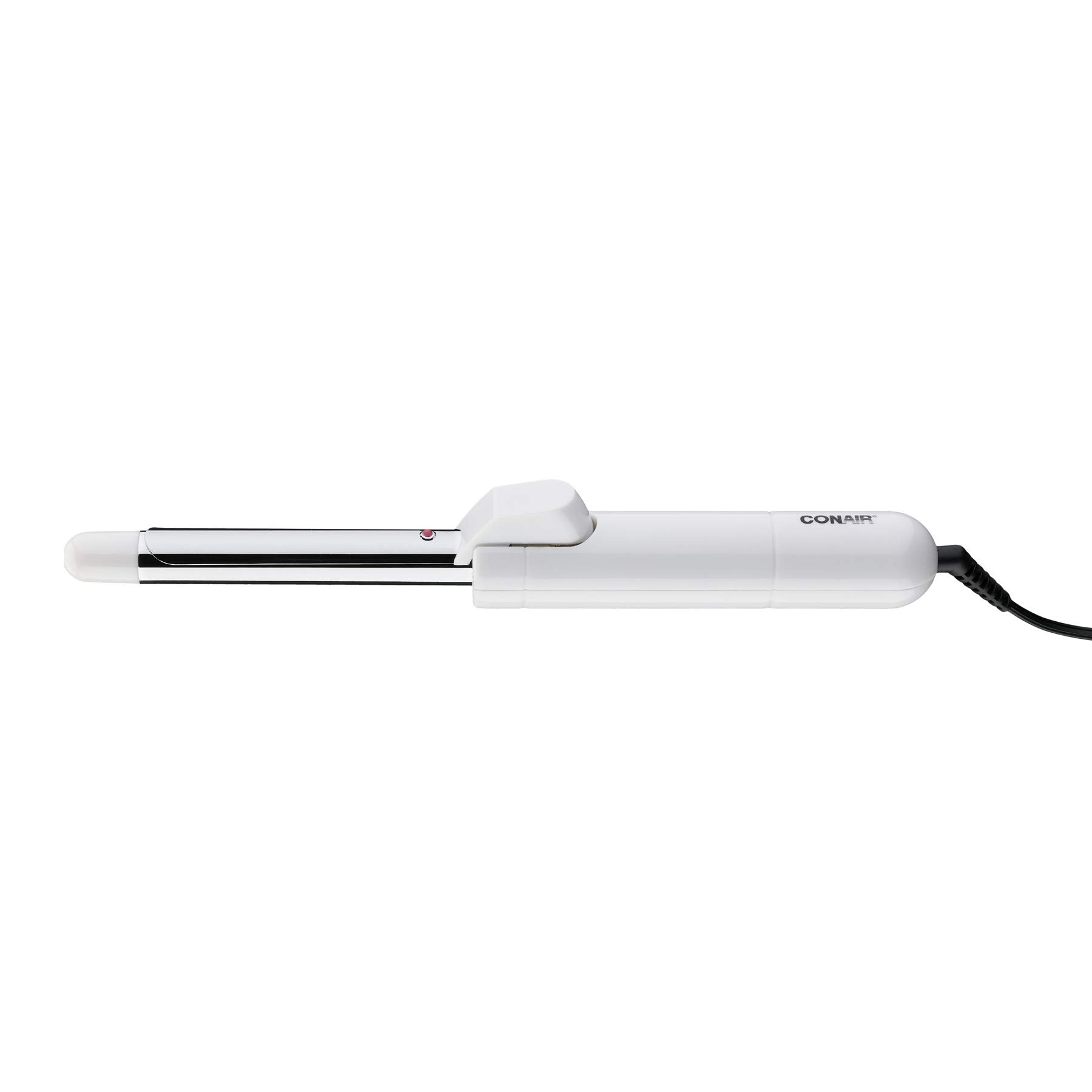 Conair 5/8-Inch Ceramic Curling Iron, Corded Electric, 450°F, White, Model CD11JN, Ideal for Short to Medium Hair
