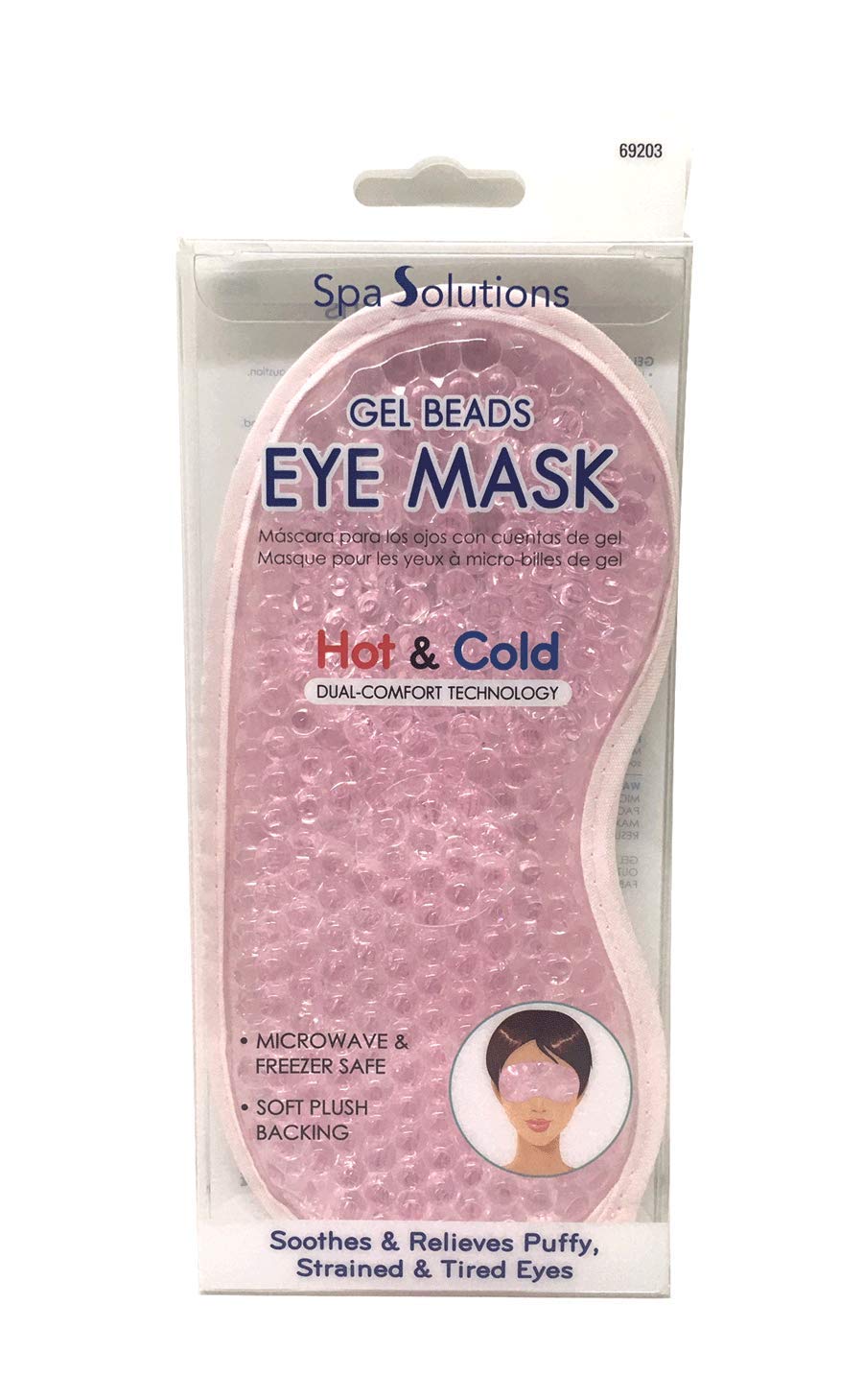 Cala Pink Gel Beads Eye Mask