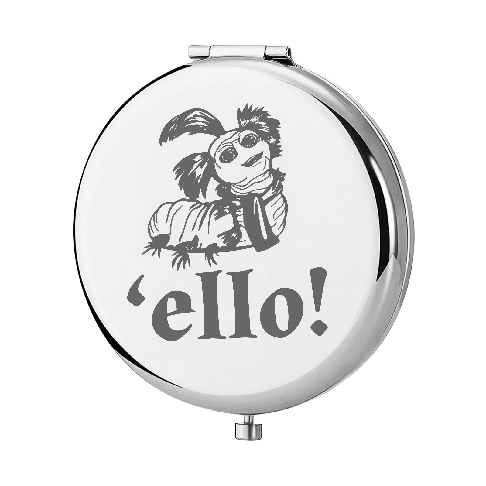 Keychin Ello Worm Pocket Mirror Movie Fans Gifts Ello Fans Compact Makeup Mirror For Women Girls (Ello-S)