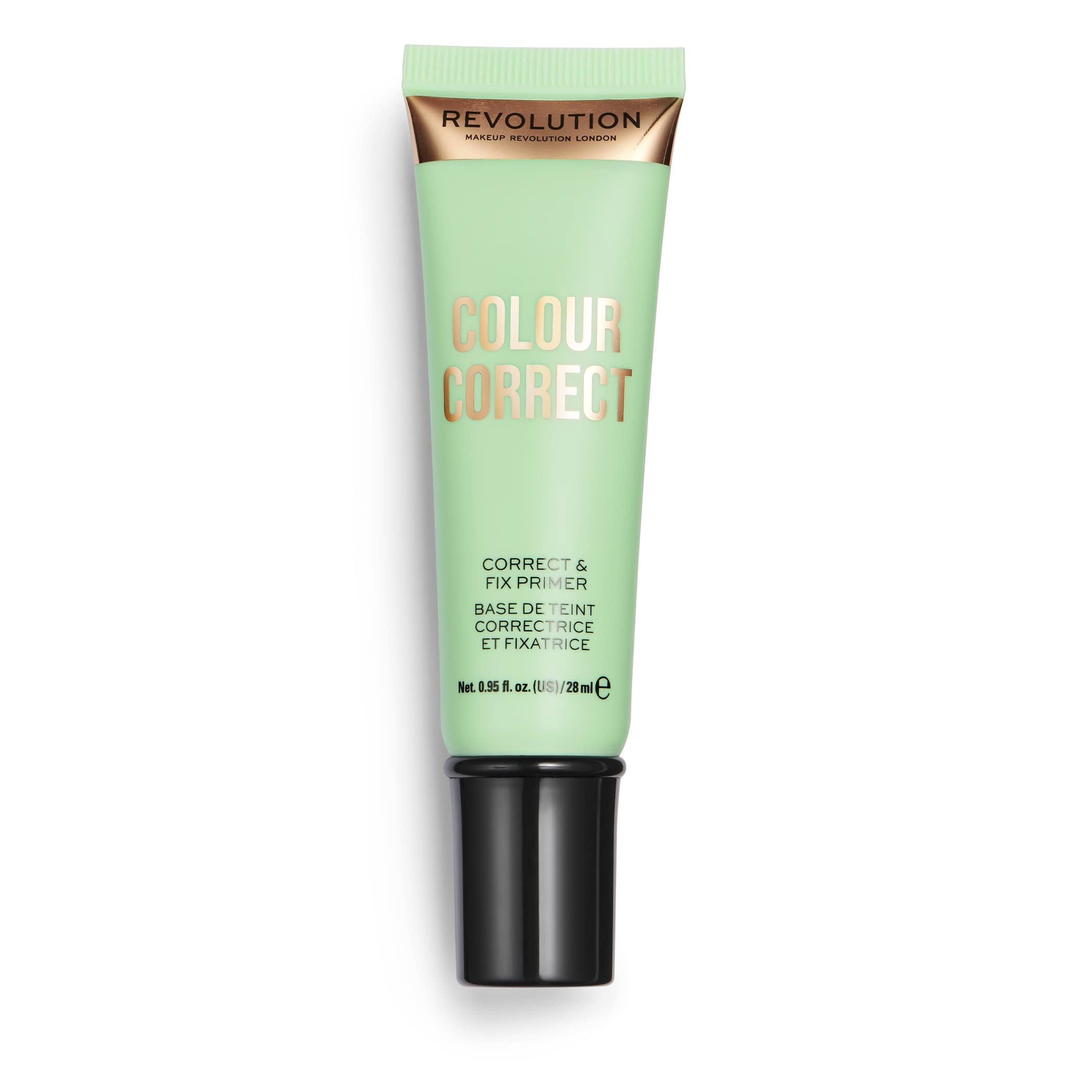 Makeup Revolution Color Correct Primer, Primer For Makeup, Balances Skin Tone & Neutralises Redness, Vegan & Cruelty-Free, 0.95f