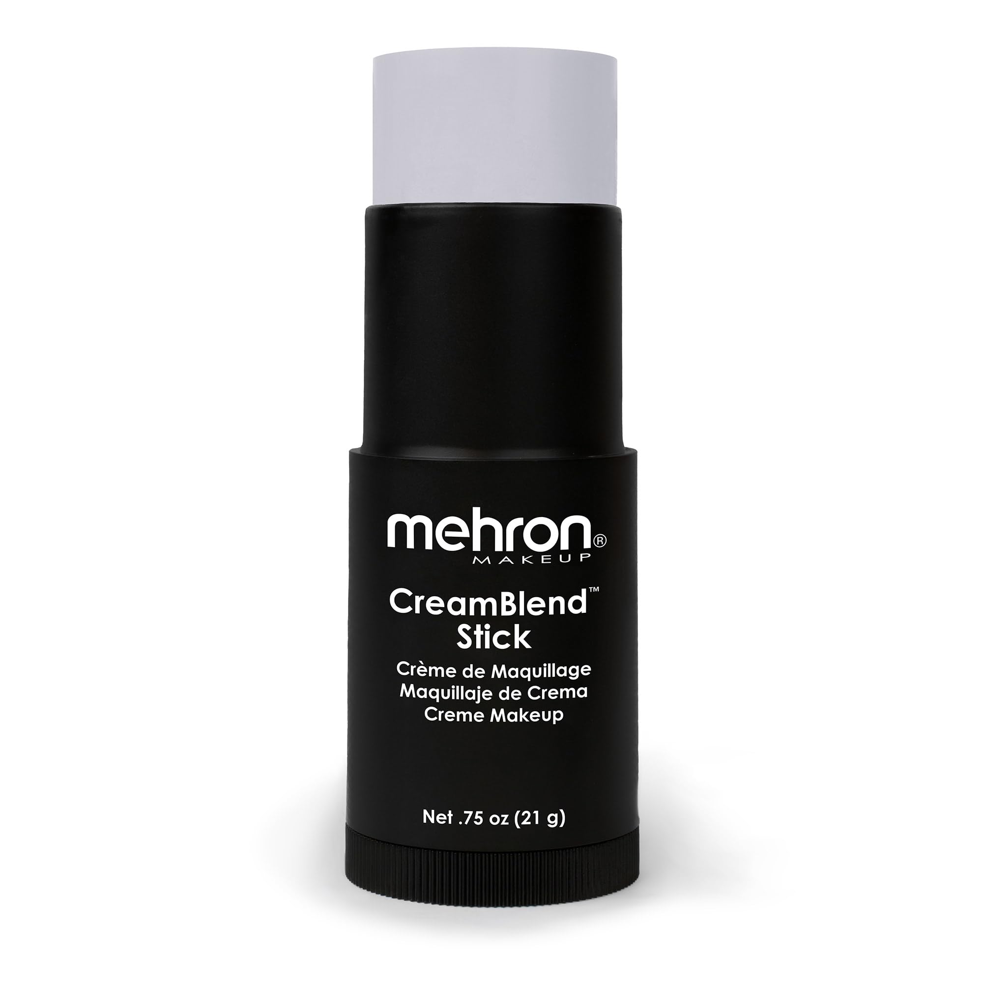 Mehron Makeup creamBlend Stick  Face Paint, Body Paint, & Foundation cream Makeup  Body Paint Stick 75 oz (21 g) (Light grey)