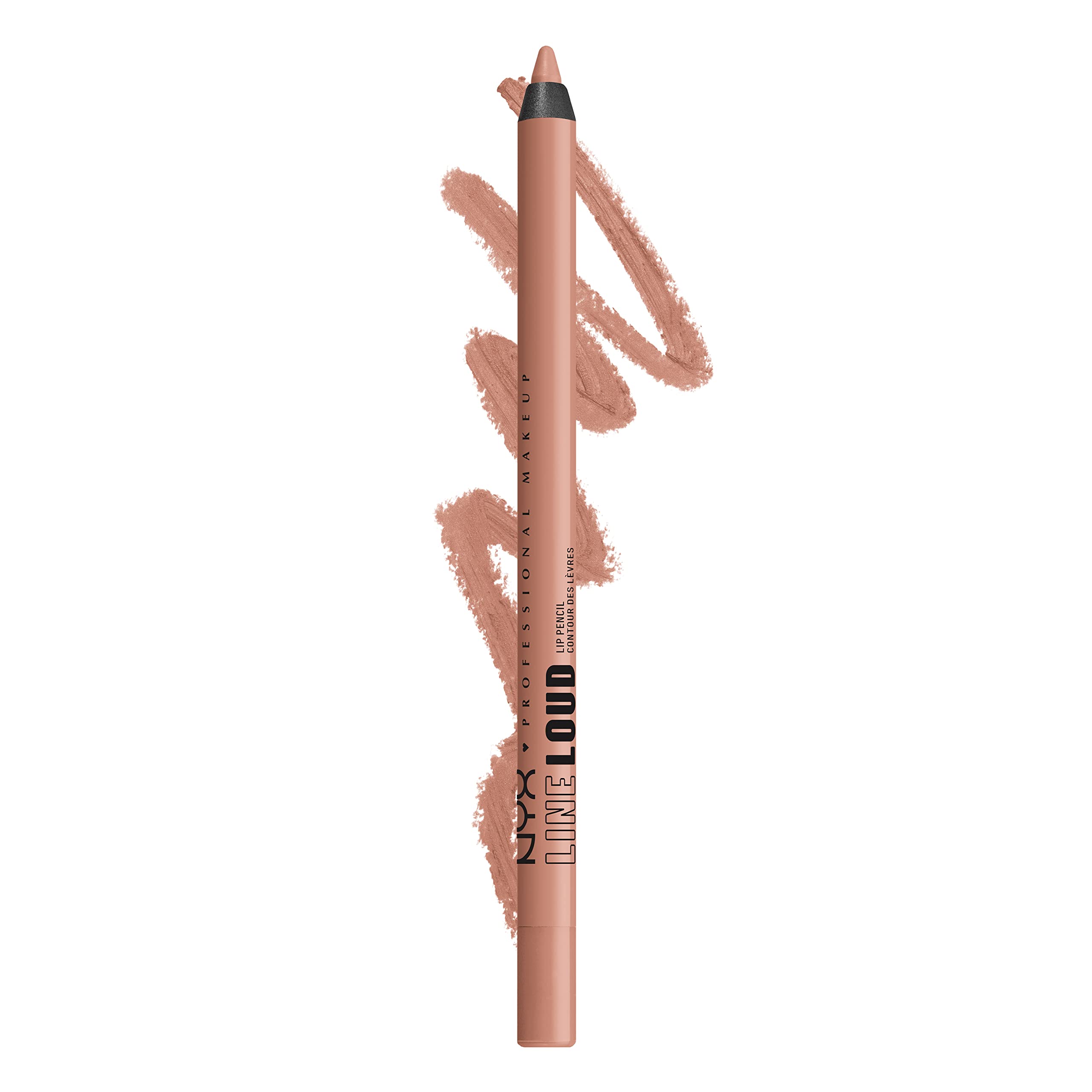 NYX PROFESSIONAL MAKEUP Line Loud Lip Liner, Longwear and Pigmented Lip Pencil with Jojoba Oil  Vitamin E - goal crusher (Midton