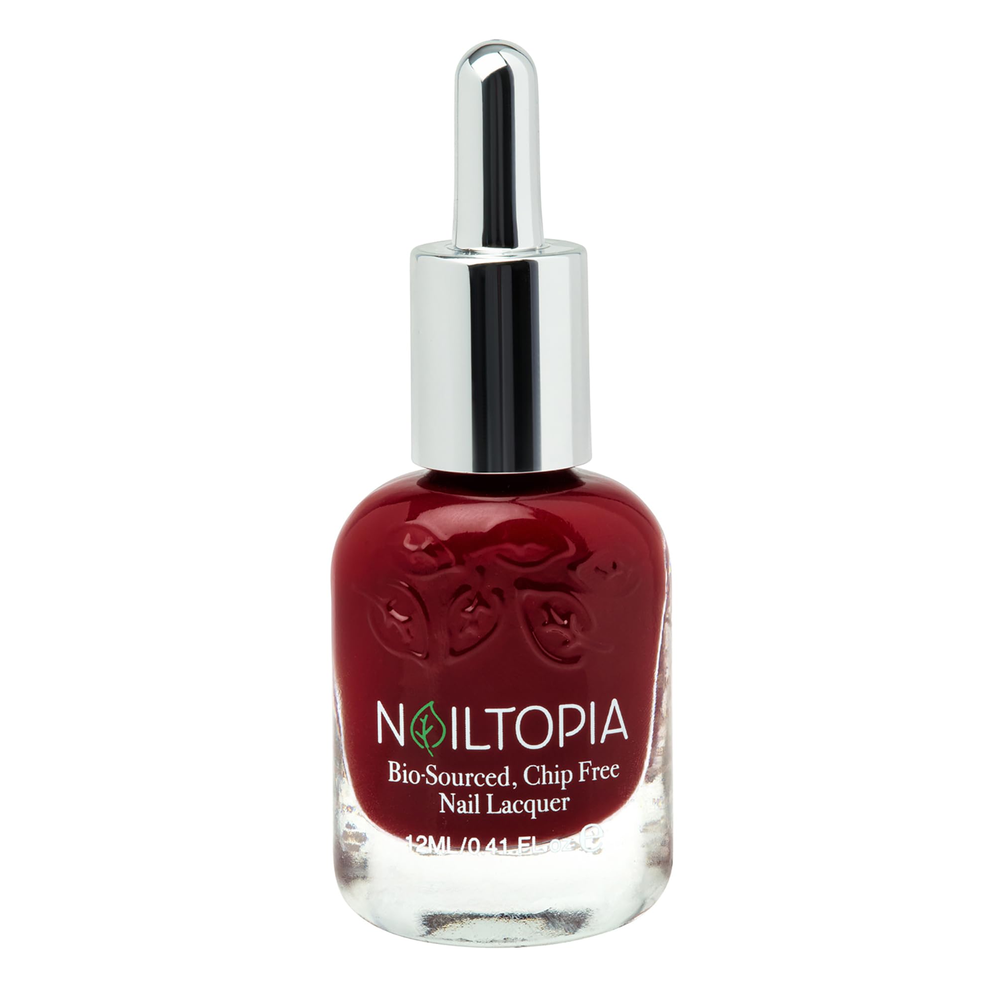 Nailtopia Bio-Sourced, Chip Free Nail Lacquer - All Natural, Strengthening Biotin and Superfood-Infused Polish - Chip Resistant 