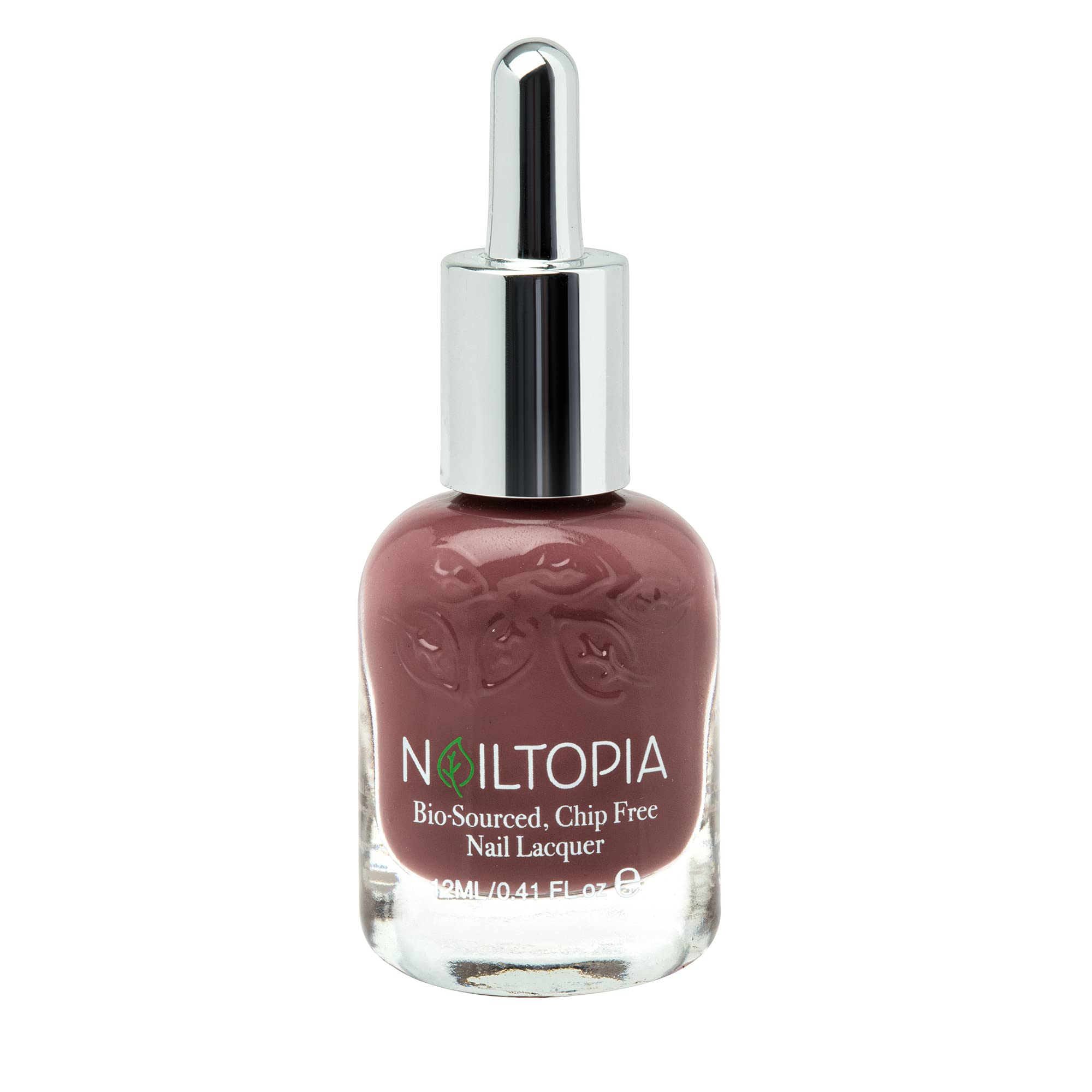Nailtopia - Plant-Based Chip Free Nail Lacquer - Non Toxic, Bio-Sourced, Long-Lasting, Strengthening Polish - Not Today (Mauve) 
