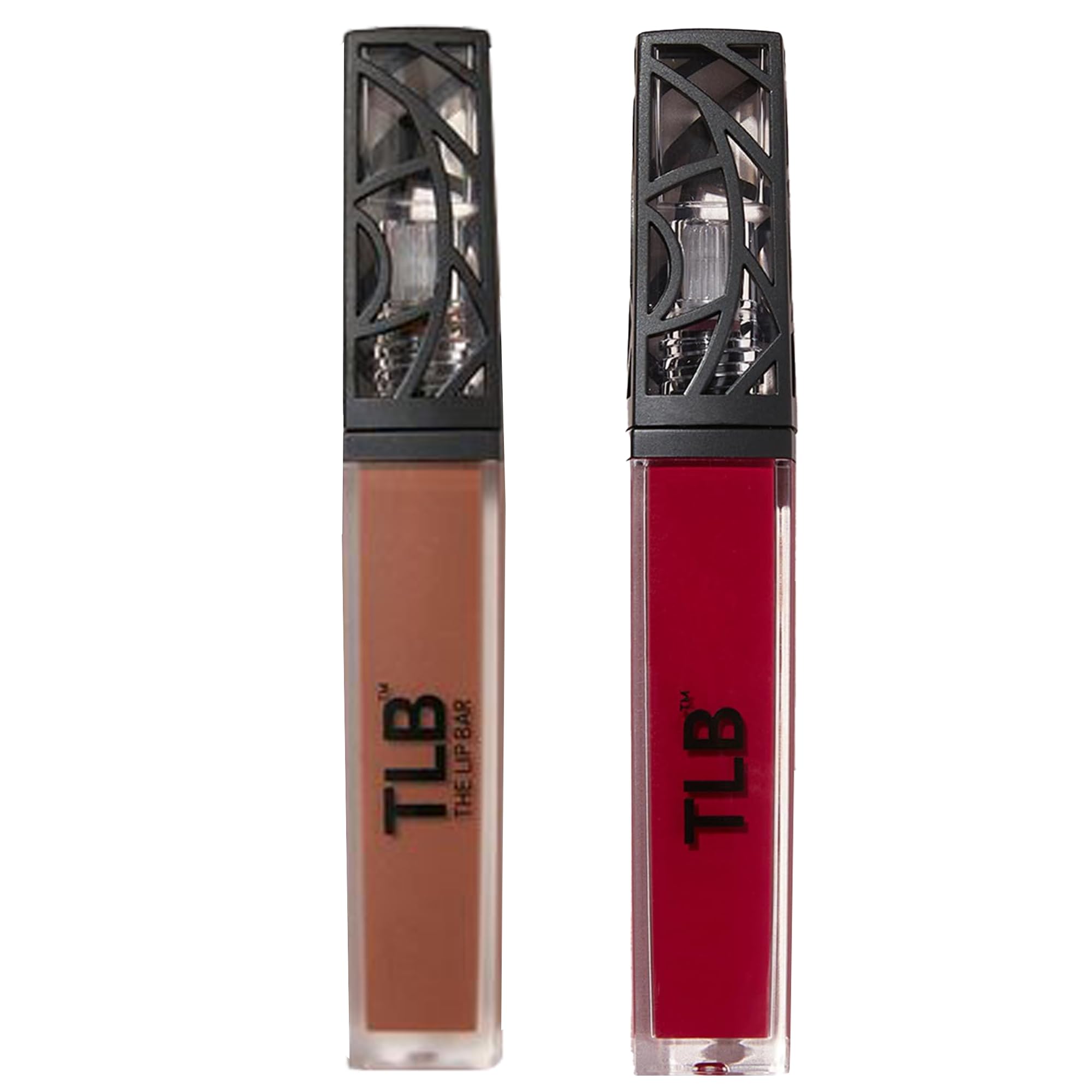 The Lip Bar Vegan Liquid Matte Lipstick, High Pigment Color & Long-Lasting with 8-12 Hours of Wear, Naturalista, Rich Auntie, 2 
