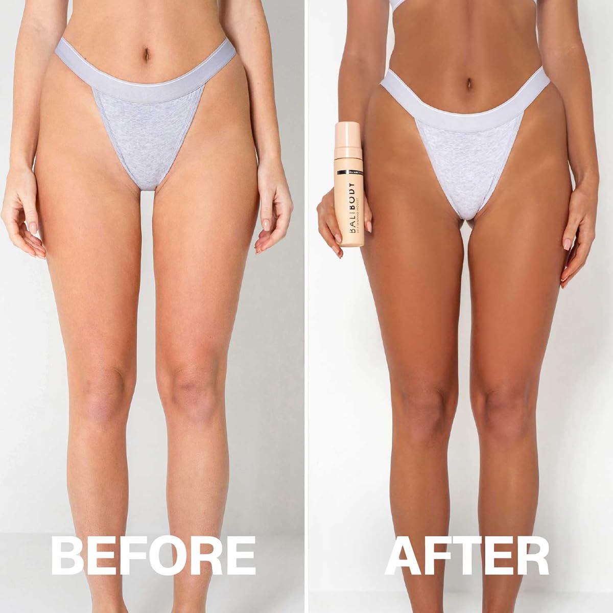 BALI BODY Self-Tanning Mousse - Ultra Dark, Natural Bronzed Shade, Streak-Free Green Based Tinted Self-Tanner, Vegan & Cruelty-F
