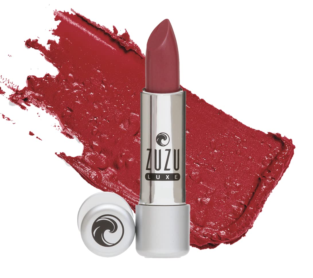 Zuzu Luxe Lip Color Lipstick (Allure - Purplish Coral/Warm Crme), Natural Ultra-Hydrating Lipstick, Paraben Free, Vegan, Gluten-