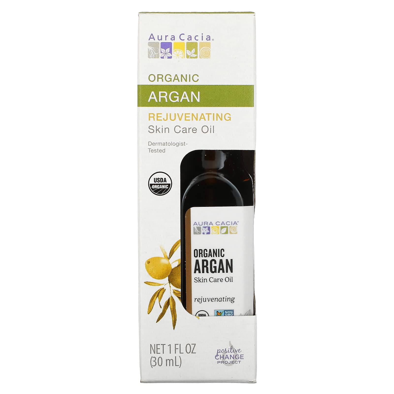 Aura Cacia - Organic Skincare Oil - Argan - Case of 3 - 1 fl oz(D0102H7HK8U.)