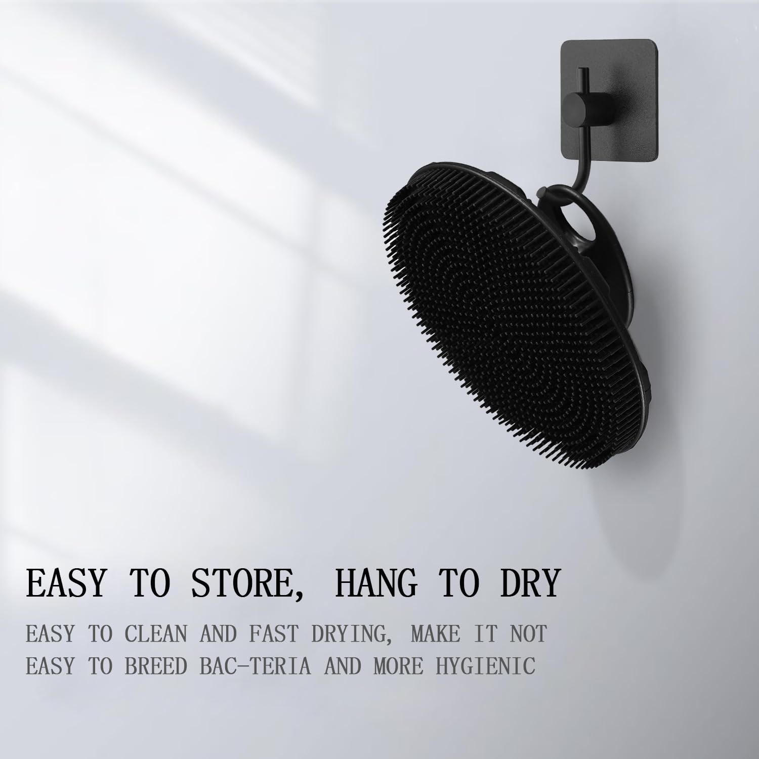 Innerneed Food-Grade Soft Silicone Body Scrubber Shower Brush Handheld Cleansing Skin Brush, Gentle Exfoliating And Lather Well
