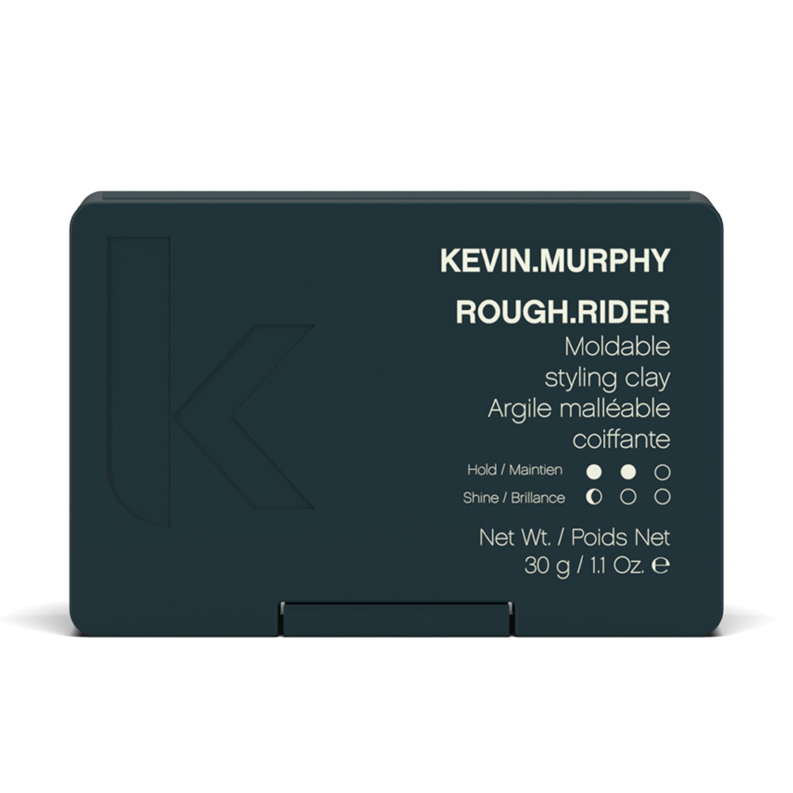 KEVIN.MURPHY ROUGH.RIDER Clay - Hair Strengthening - For All Hair Types - Moldable Styling Clay - Sulphate Free Care - 30 g / 1.