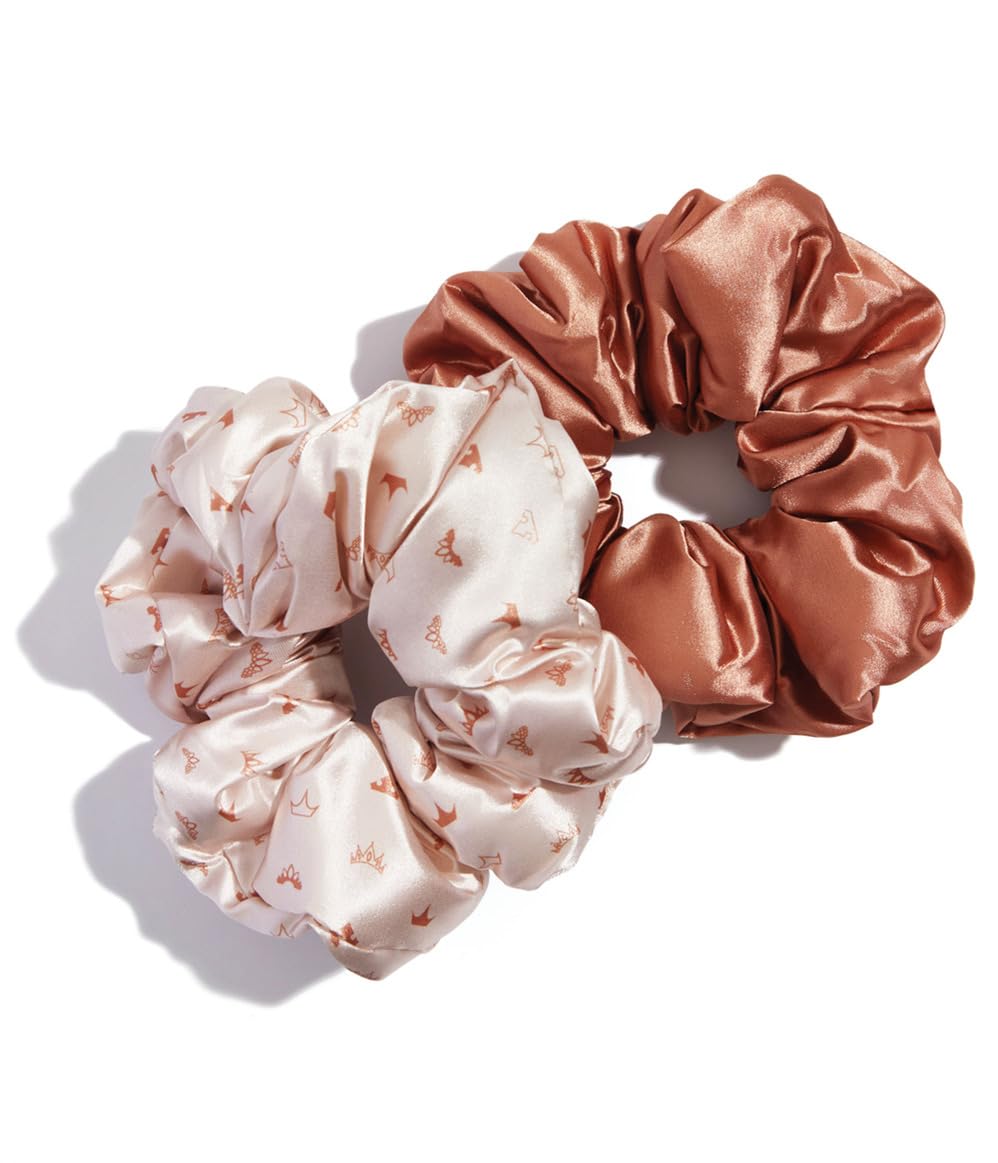 Kitsch Disney x Satin Pillow Hair Scrunchies for Women - Softer Than Silk Scrunchies for Hair | Satin Scrunchies for Girls & Sat