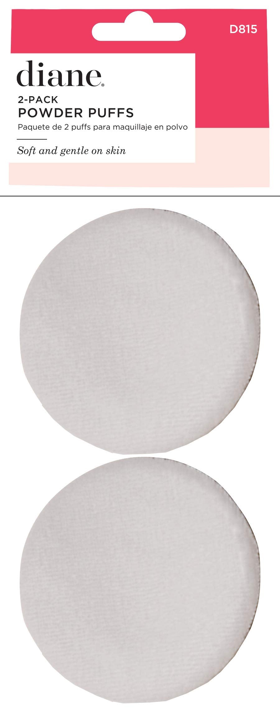 Diane D815 Makeup Cosmetic Puffs For Compacts, Pressed Powders, Setting Powders - 2 Count (Pack Of 1)