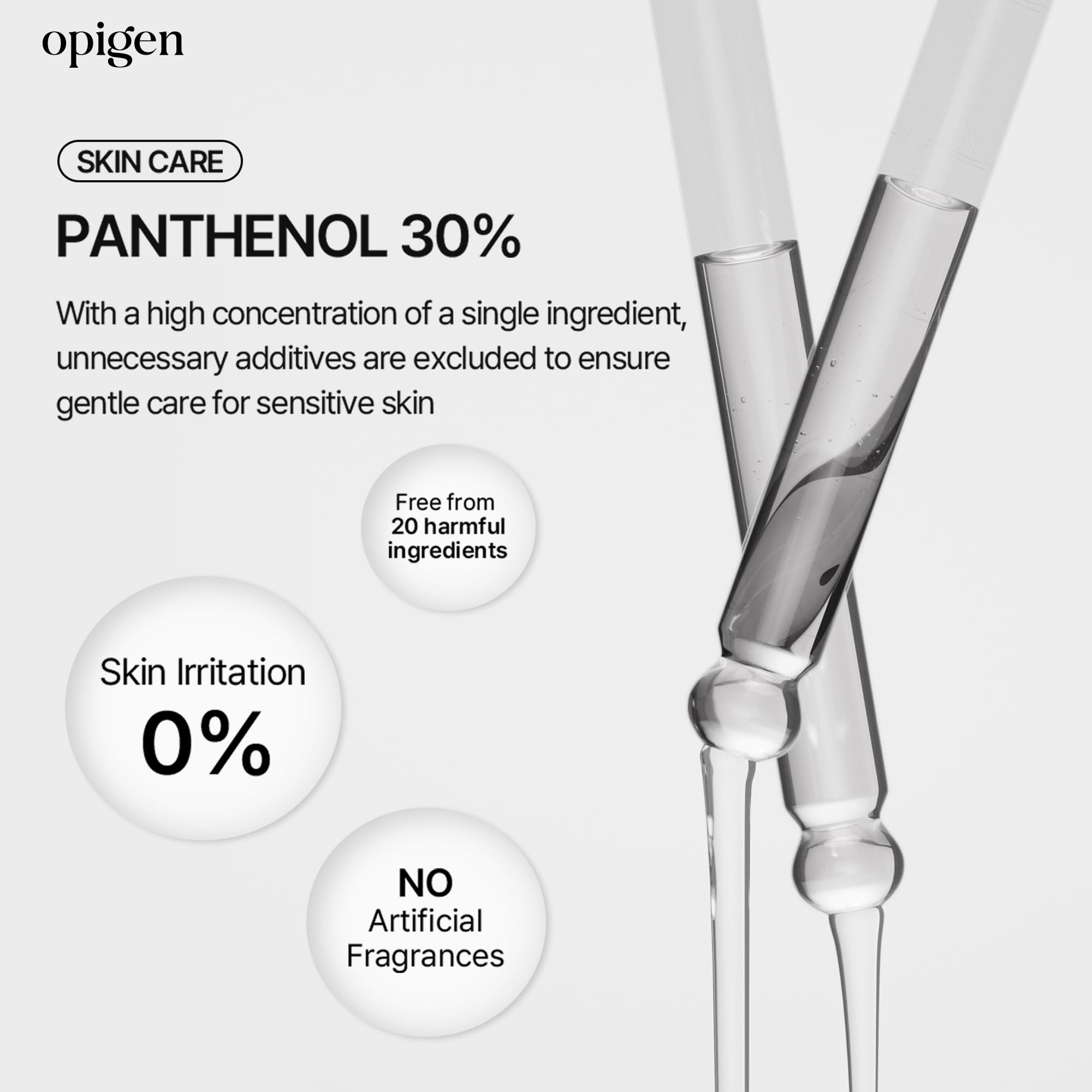 Opigen D-Panthenol 30% Serum Plumps & Hydrates, Repairs Skin Barrier 1oz Korean Skin Care