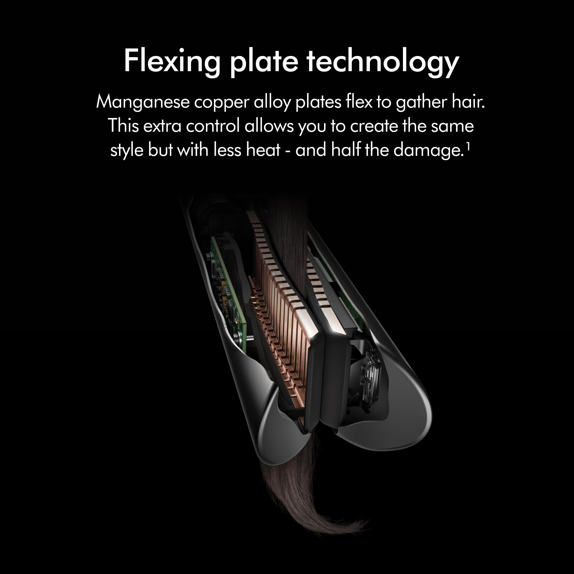 Dyson Corrale Hair Straightener, Nickel/Copper