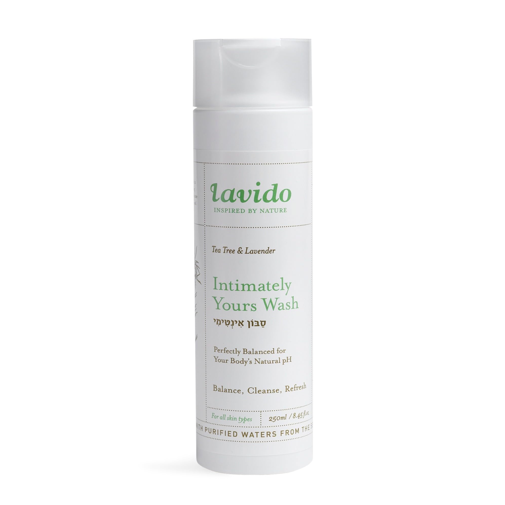 Lavido - Intimately Yours Wash | Clean, Non-Toxic Skincare (Tea Tree + Lavender, 8.4 fl oz | 250 ml)