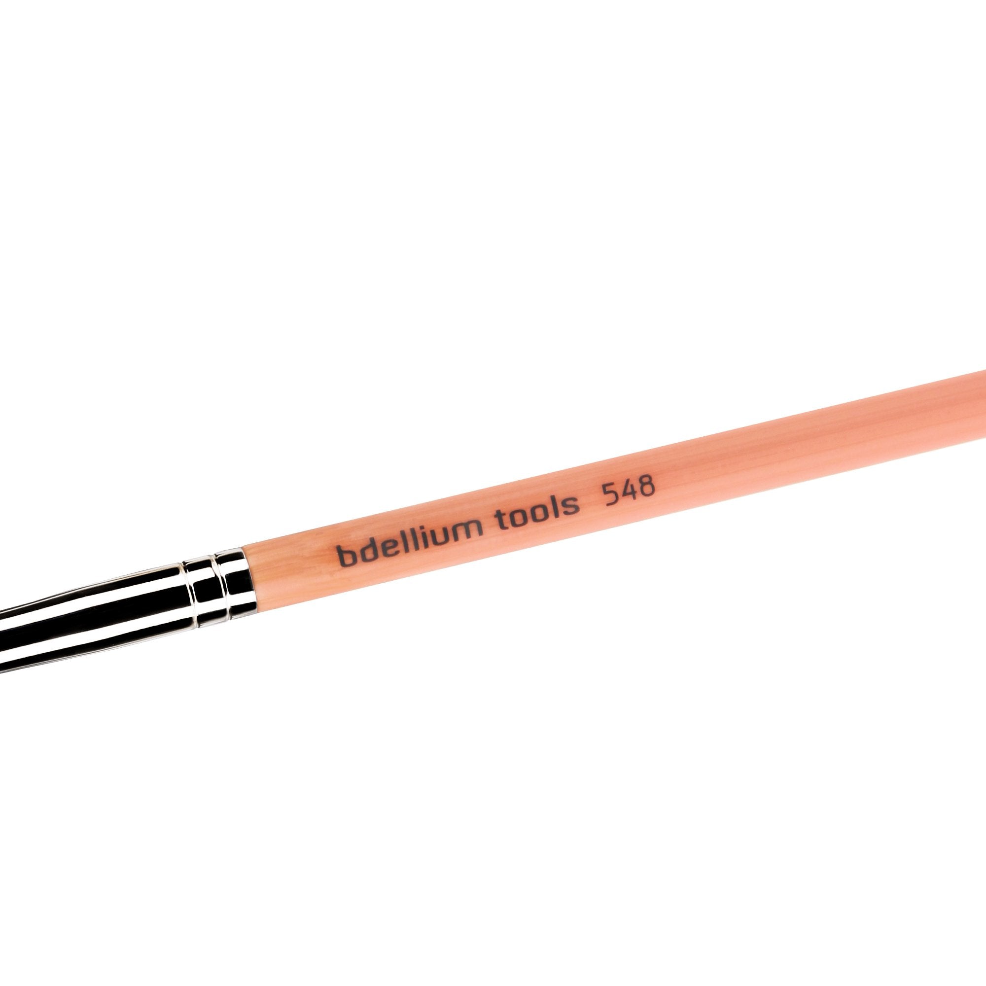 Bdellium Tools Professional Makeup Brush - Pink Bambu Series 548 Dagger Lip - With Soft Synthetic Fibers, For Precise Lip Defini