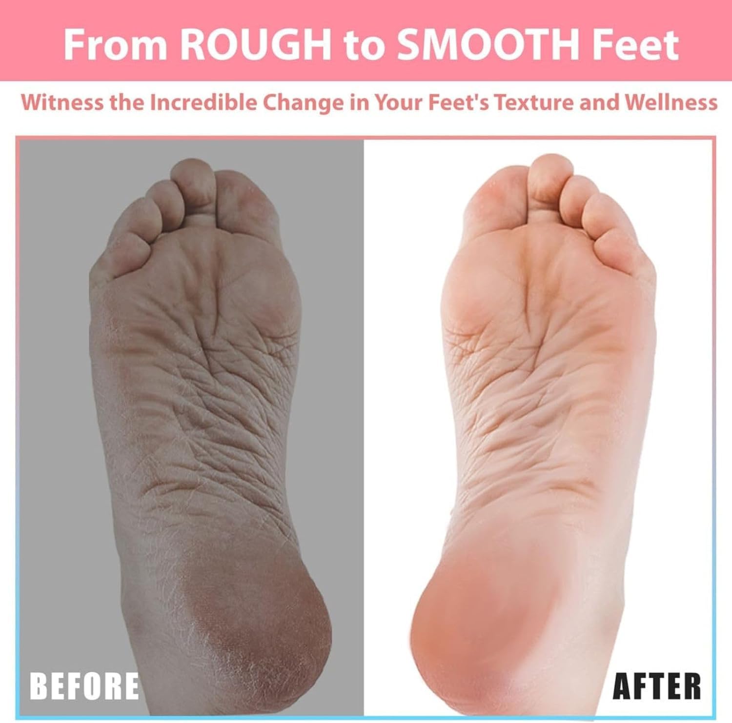 Efforest Shower Foot Scrubber Mat with Pumice Stone - Gray, Non-Slip Suction Cups, 1 Count, Model EFF-SFS-01-AMA