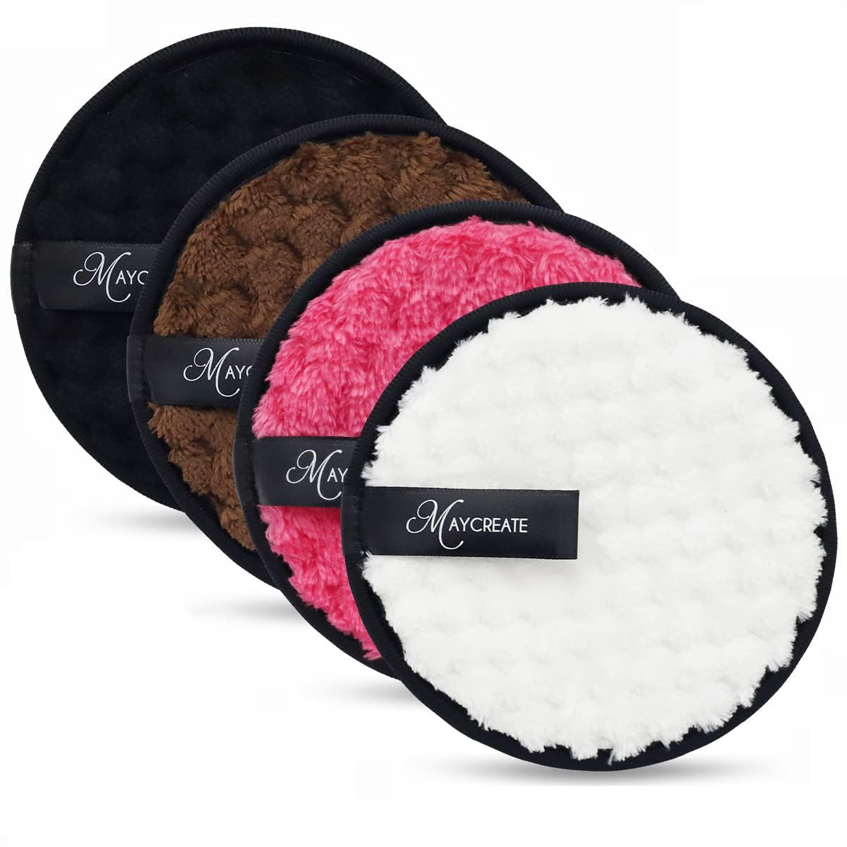 Reusable Makeup Remover Pads & Cloths For Face & Eyes By Myynti Just Use Water  Washable  Extra Large DoubleSided Set  Eco