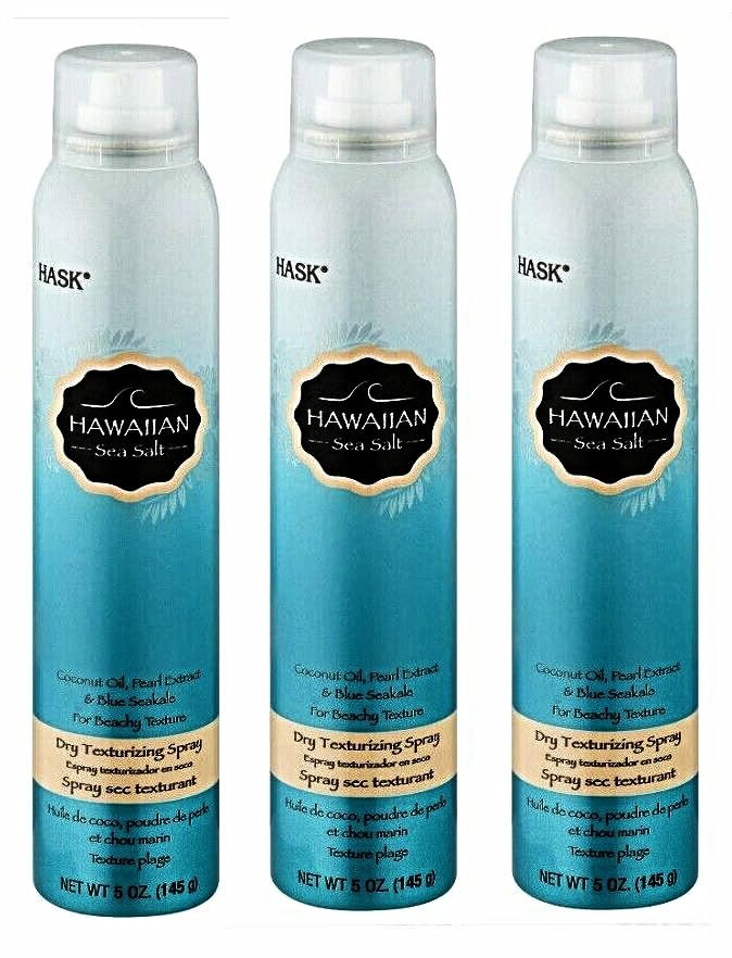 Hask Hawaiian Sea Salt Dry Text Spray (Pack Of 3)