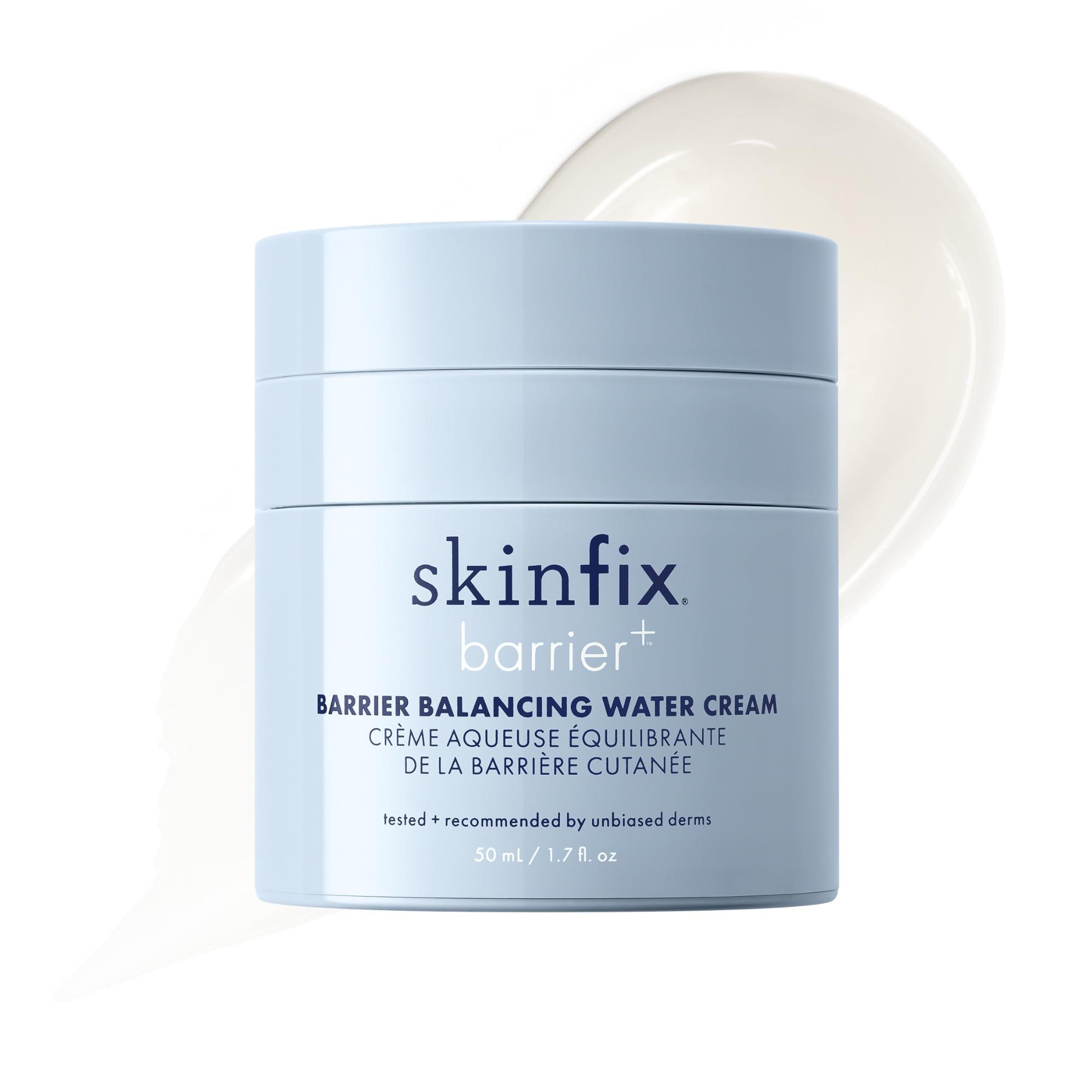 Skinfix Barrier Balancing Water Cream - 1.7 oz - Hyaluronic Acid & Niacinamide Water-Based Moisturizer for Face - Combo + Oily S