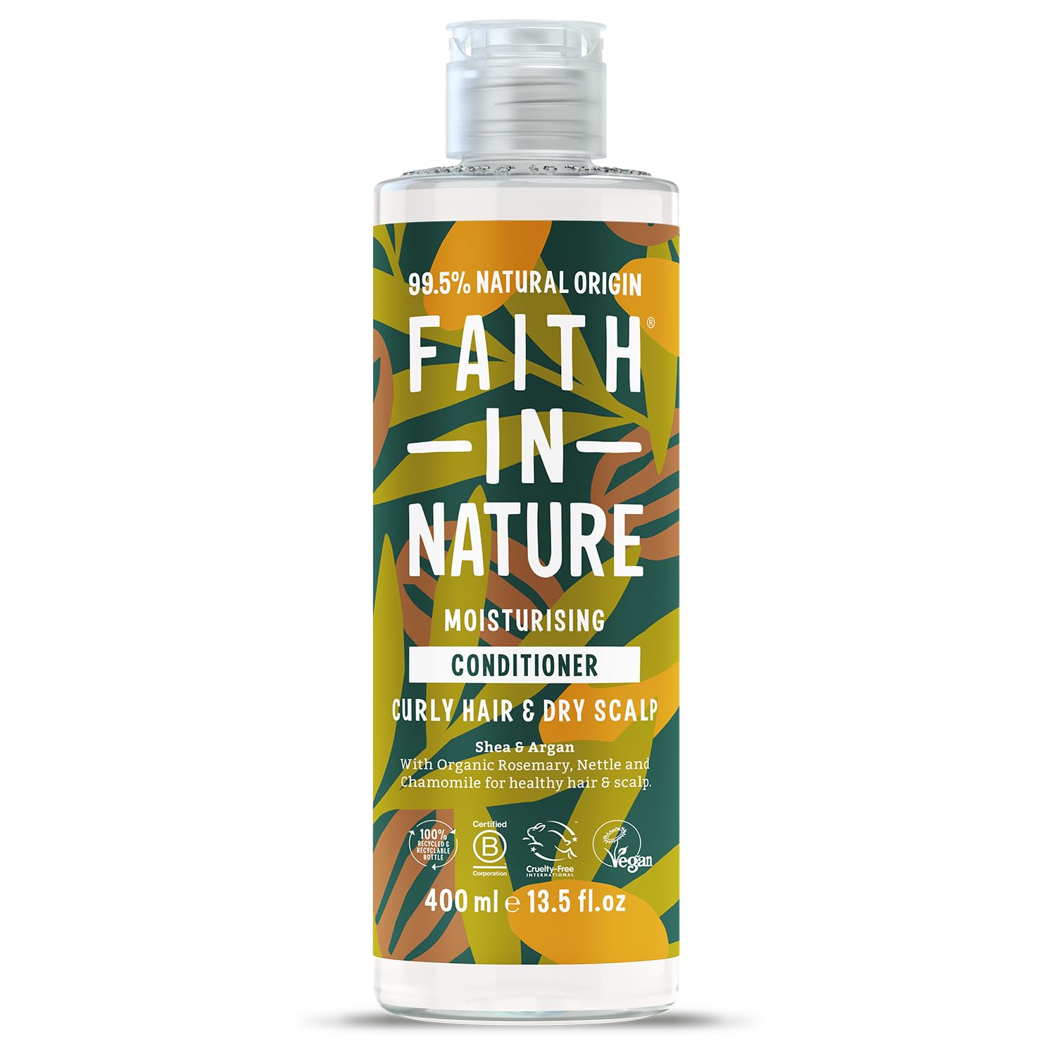 Faith in Nature Natural Shea & Argan Conditioner, Nourishing, Vegan & Cruelty Free, Parabens and SLS Free, for Normal to Dry Hai