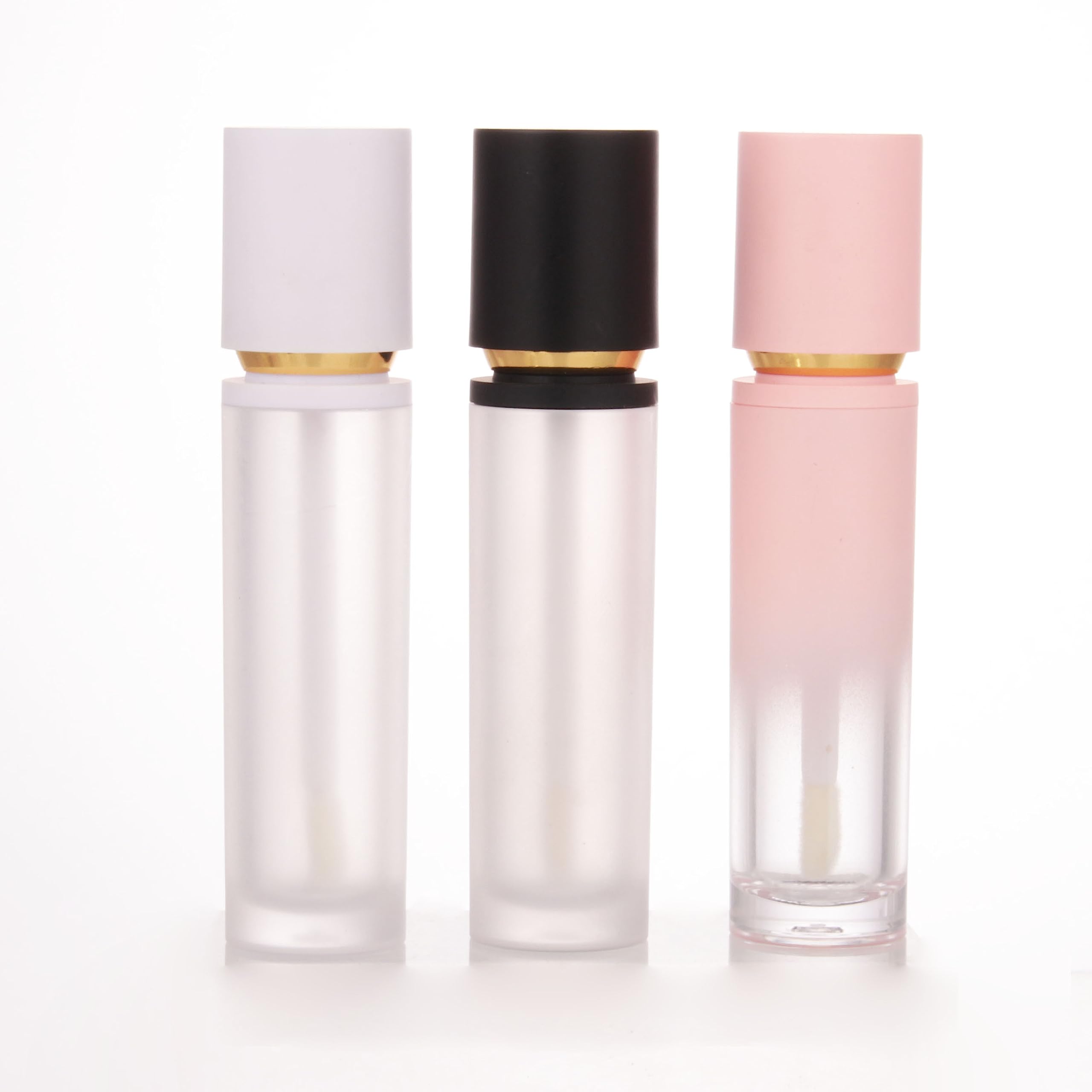 Cosidea 8Pcs Empty White Thick Lip Gloss Tubes 8Ml Lipgloss Tube With Wand Applicator For Lip Oil Tint Bottles Container