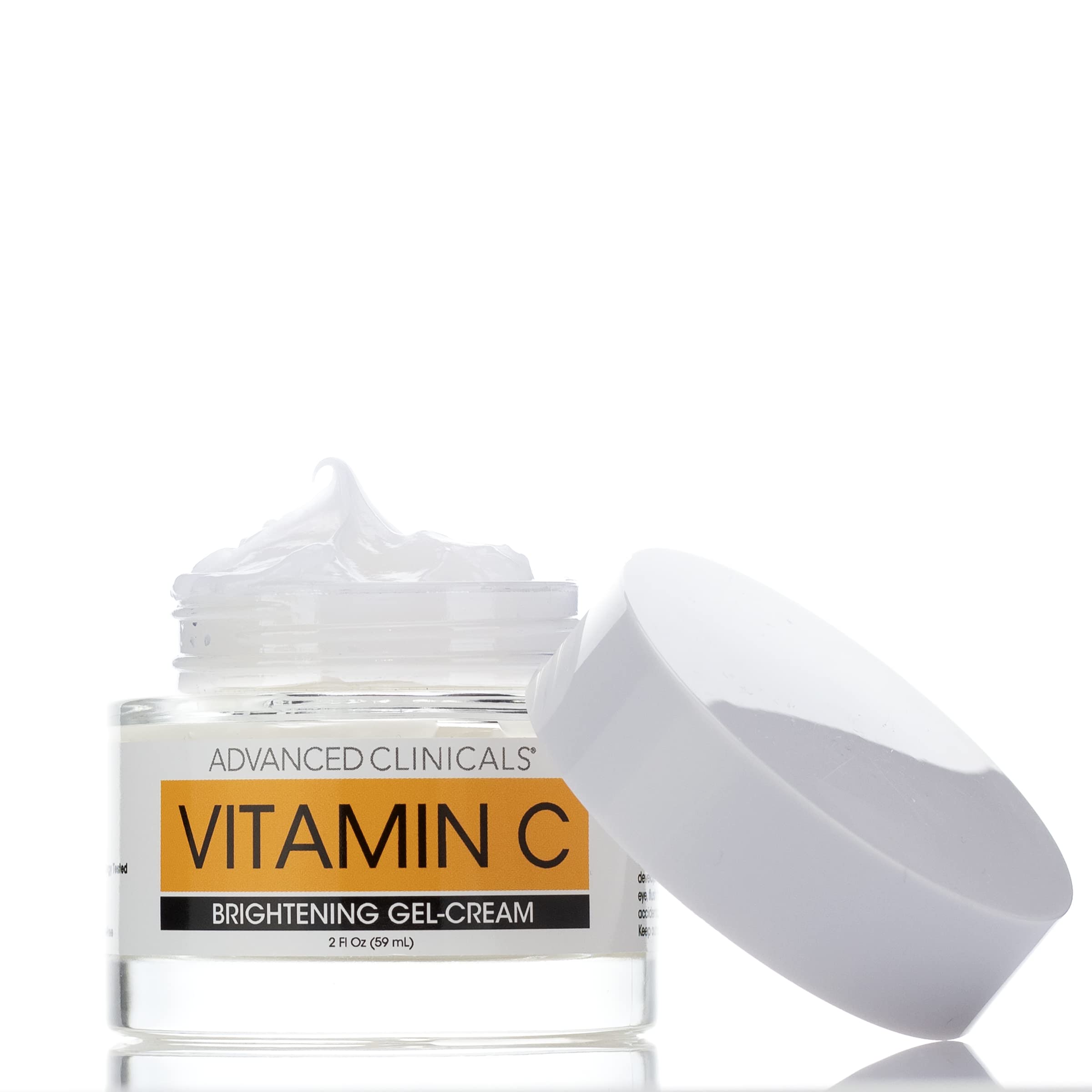 Advanced Clinicals Vitamin C Face Cream - Hydrating Gel Moisturizer, 2 Fl Oz, Targets Dry Skin, Age Spots & Wrinkles