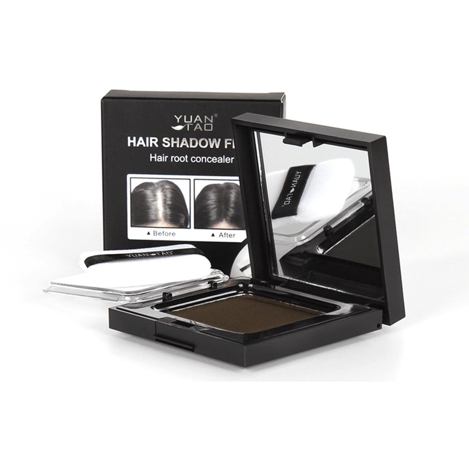 MLSMILE Hair Powder, Root Touch Up Hair Color, Instant Gray Coverage