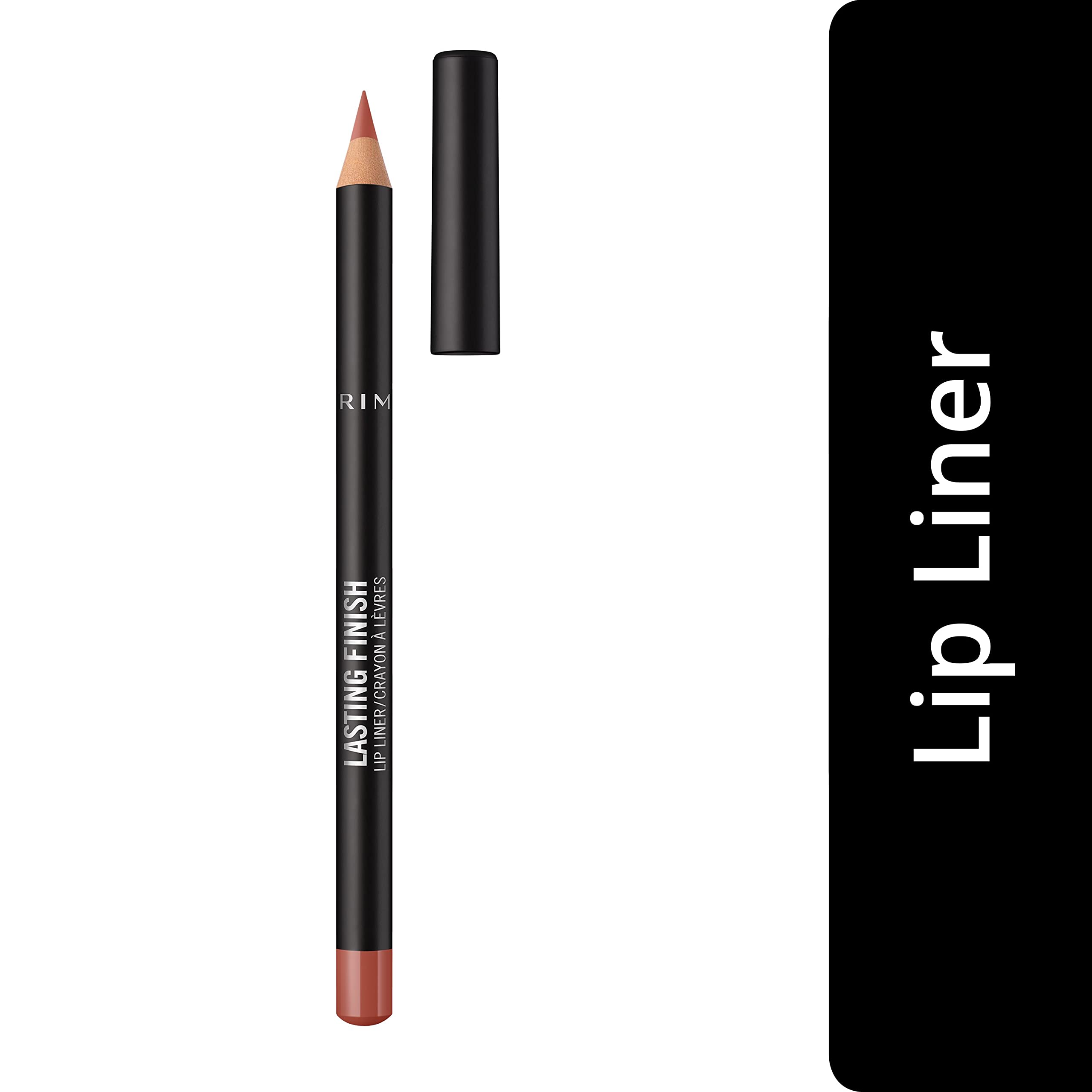 Rimmel Lasting Finish 8Hr Soft Lip Liner Pencil - Vibrant, Blendable Formula To Lock Lipstick In Place For 8 Hours - 110 Spice,
