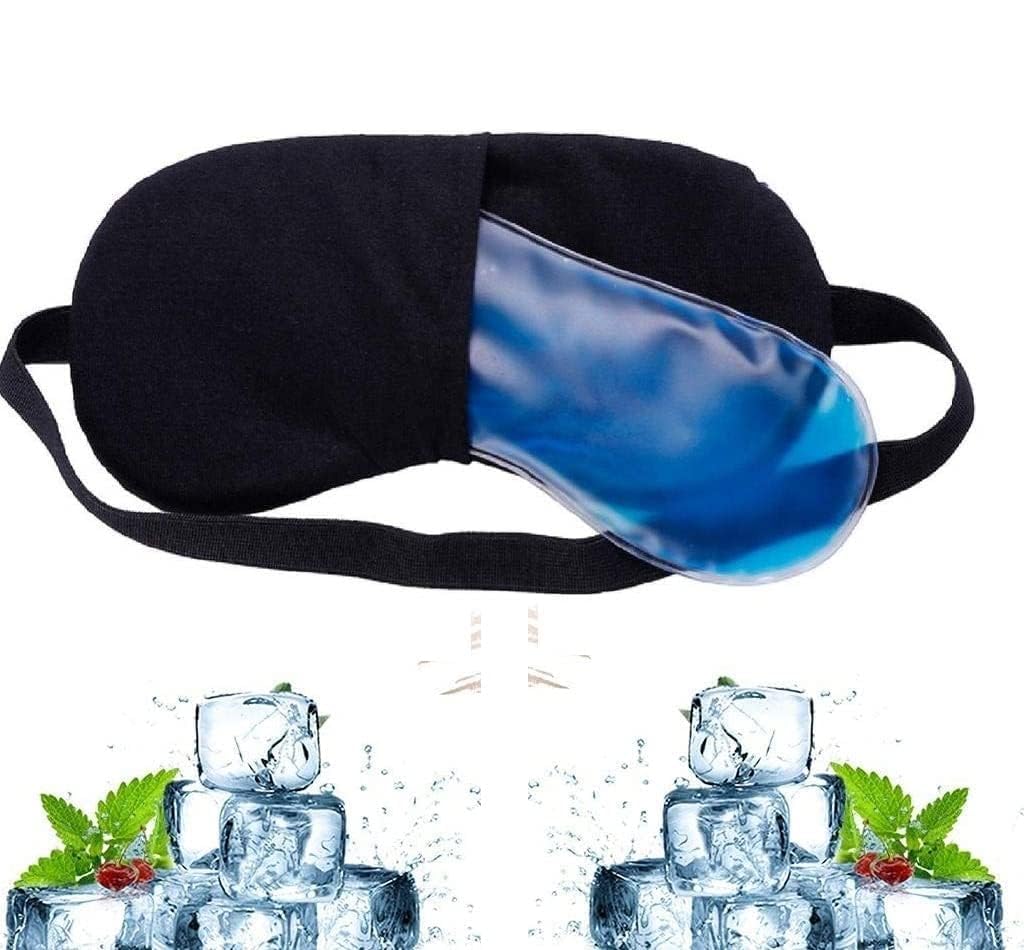 Twishi Ice Eye Mask Gel For Puffy Eyes Dark Circles, Reusable Cooling Gel Eye Mask For Eye Strain, Headache Migraine Relief, Hot