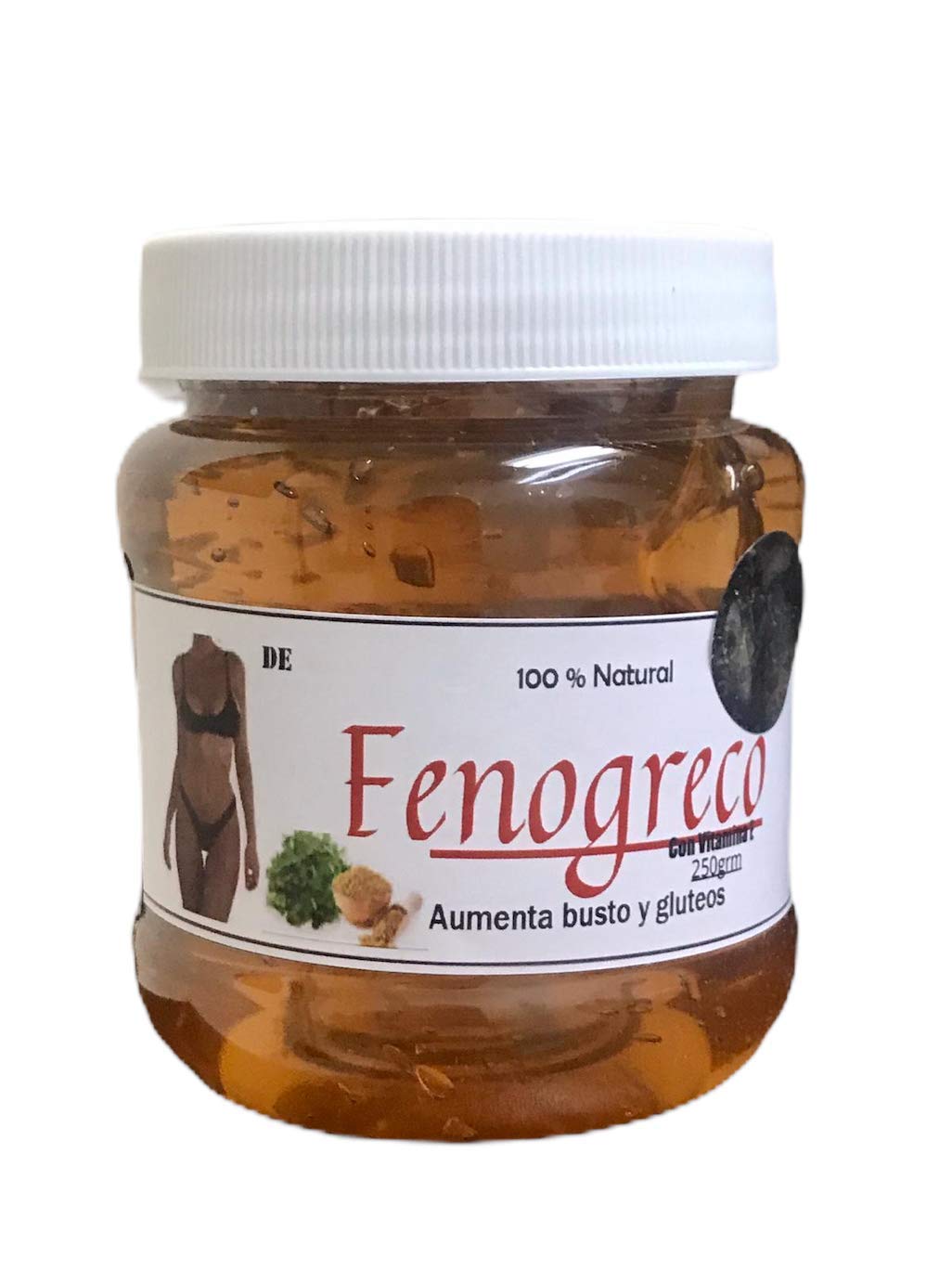 Gel De Fenogreco, Aumenta Bustos y Gluteos, Quema Grasa de Manera 100% Natural/Fenogreco Gel Burns Fat, Increases Breasts and Bu