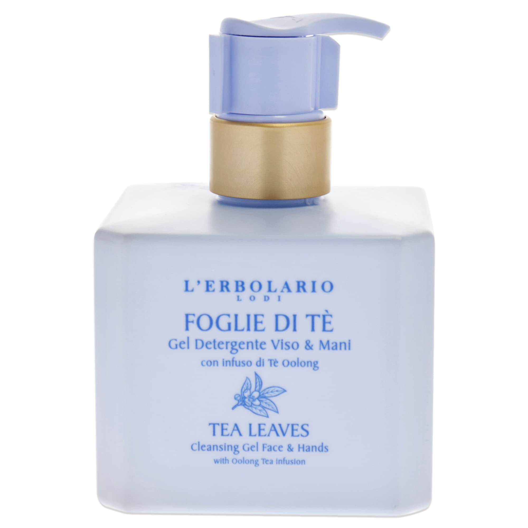 Lerbolario Tea Leaves Shower Gel - Nourishes, Moisturizes And Protects The Skin - Refreshing Bath And Shower Foam Provides Gentl