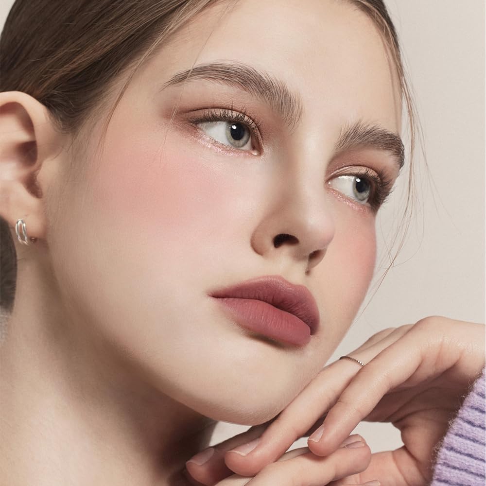 Dasique Blending Mood Cheek #05 Violet Knit L Vegan, Cruelty-Free L 4 Blendable Shades In Lightweight, Long-Lasting, Smooth Powd