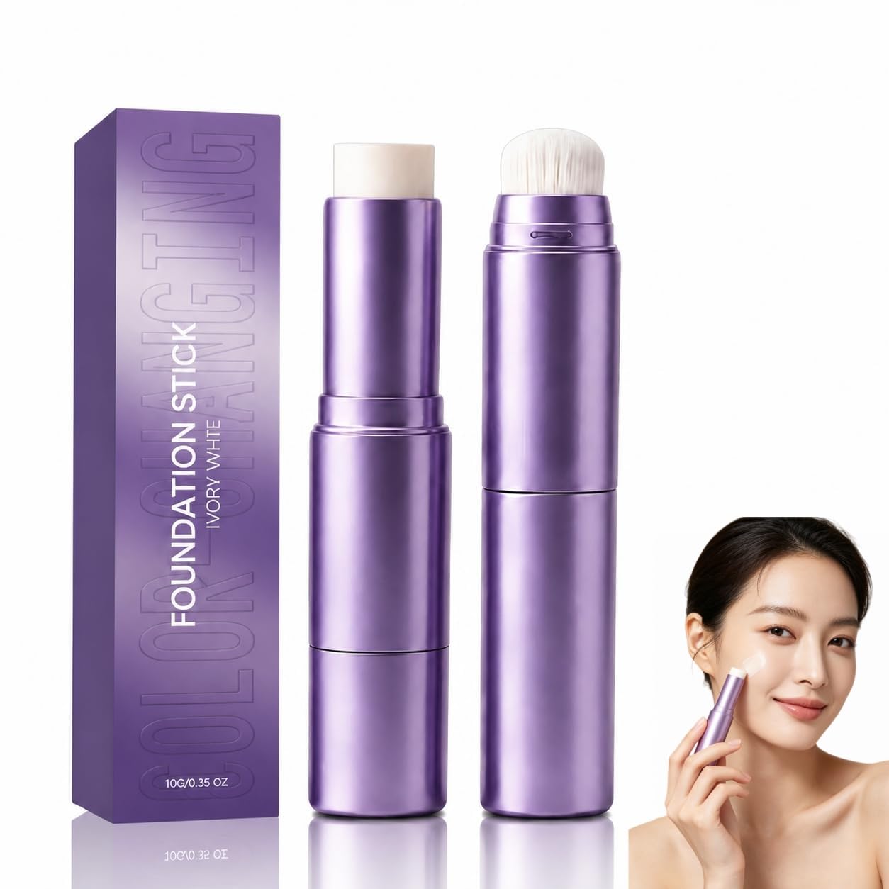 ColorChanging Foundation Stick, AllinOne Cream Foundation