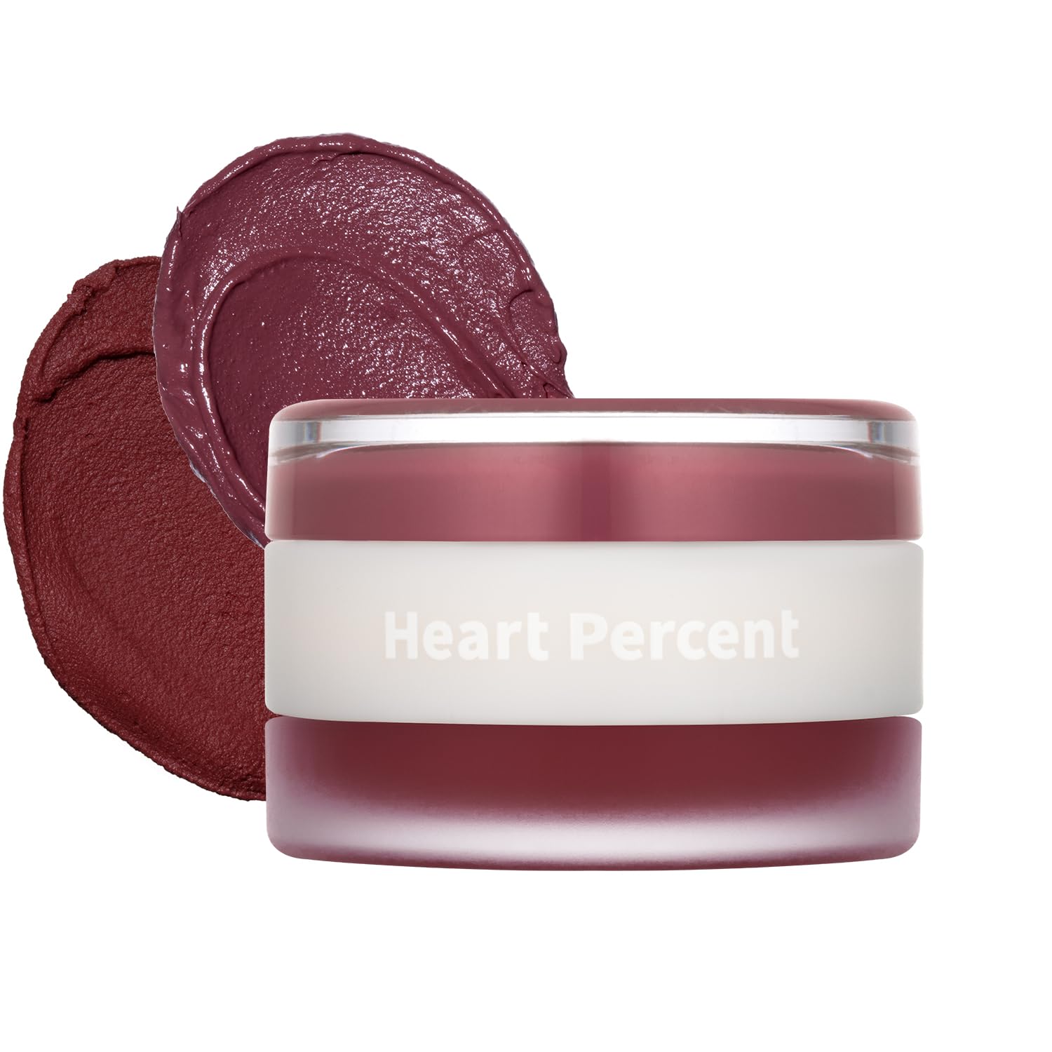 Heart Percent Dote On Mood Custom Lip & Cheek, Matte (Fog Pot) + Glow (Shine Balm) Dual Type Multi-use Blush & Lip Tint [#07. Ge
