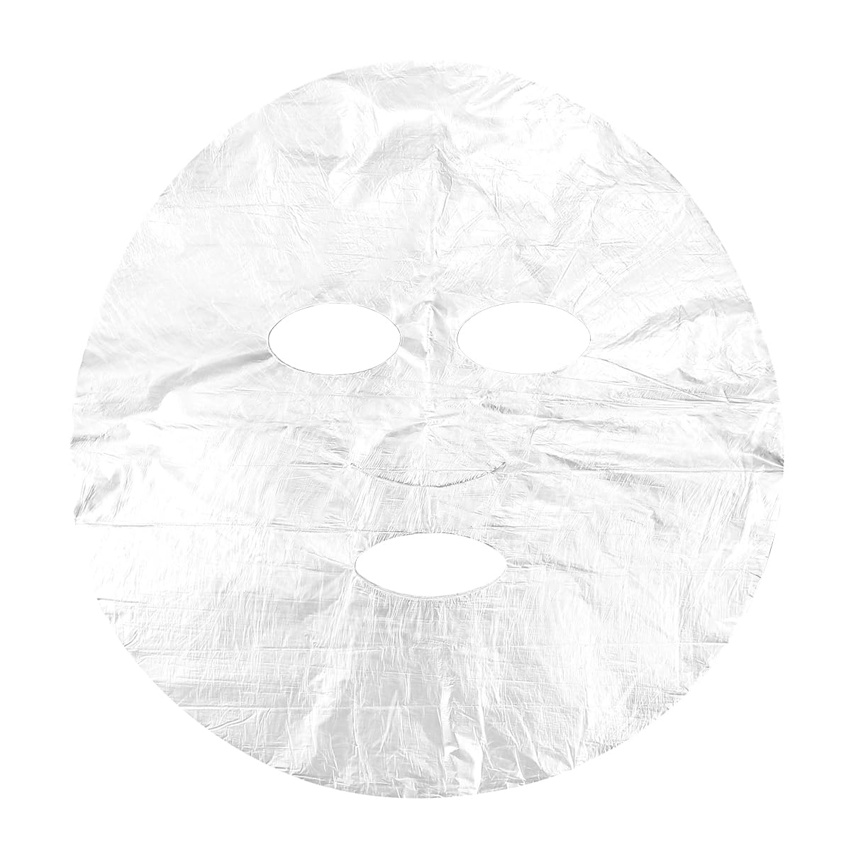 UPIQNG 100Pcs Face Mask Sheet Plastic Disposable Facial Mask Evaporation Prevent Moisturizing Facial Mask Sheet Transparent Face