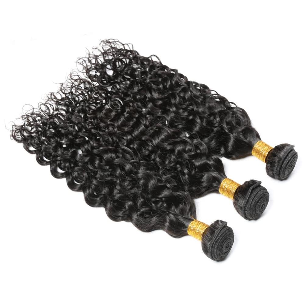 Brazilian Hair Water Wave Bundles Human Hair Bundles Water Wave Wet And Wavy Human Hair 3 Bundles For Black Women Curly Wave Hum