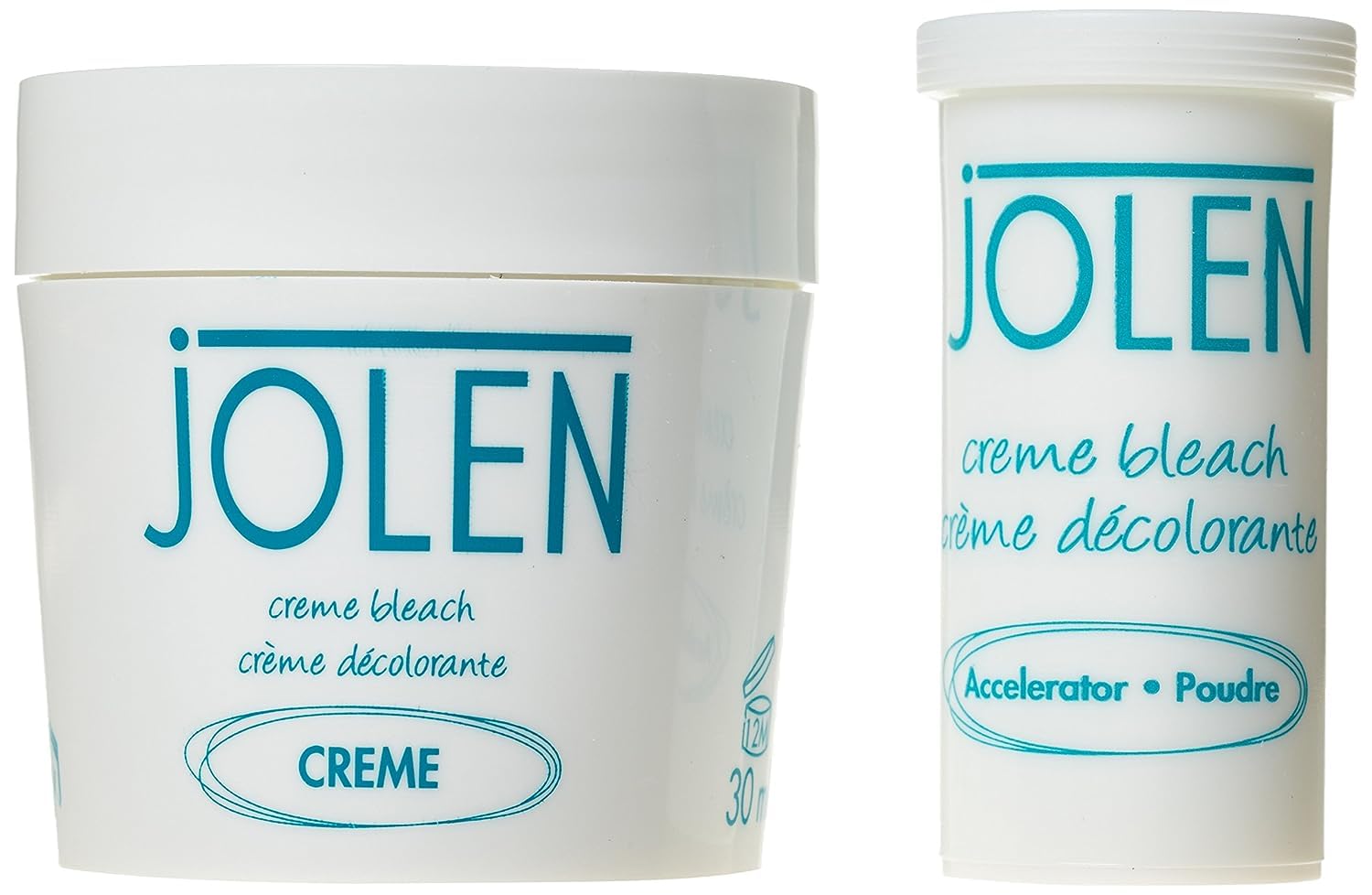 Jolen creme bleach lightens dark hair 30ml (6 Pack)