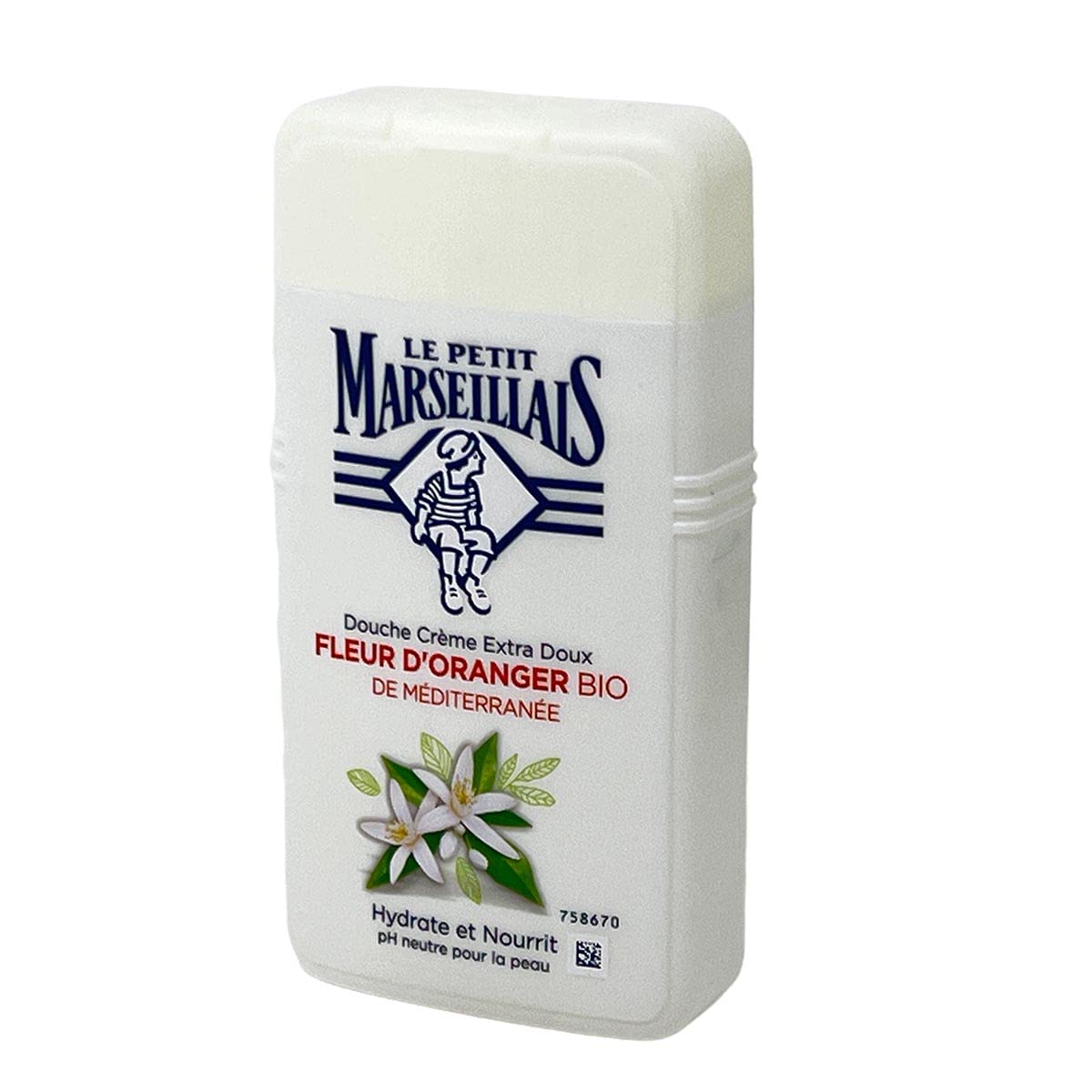Le Petit Marseillais 1 Bottle Of Body Wash Your Choice, French Shower Cream 6 Varieties 250Ml (8.4Oz) (Fleur D'Oranger (Orange B