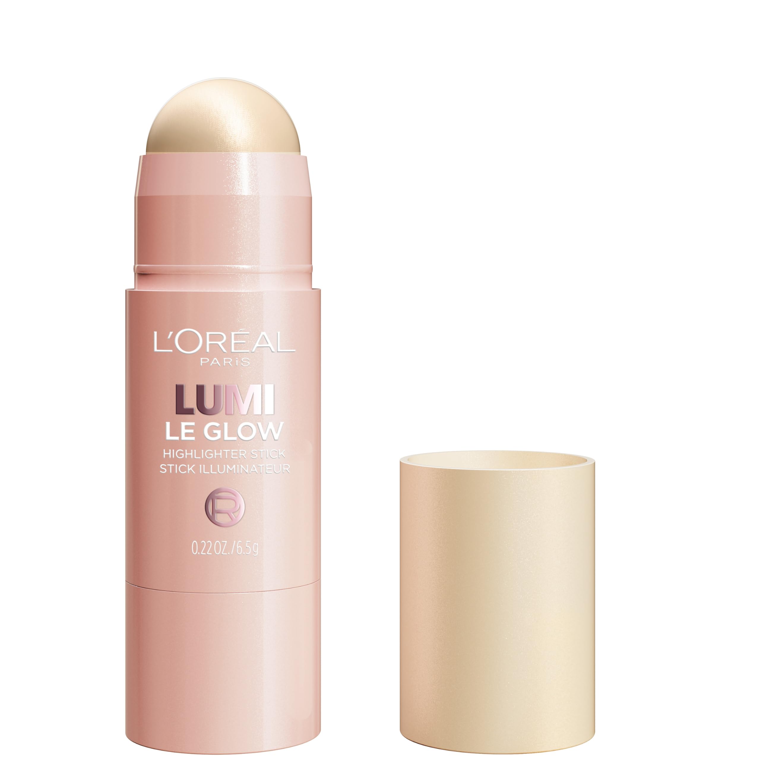 LOr  al Paris True Match Lumi Le Glow Highlighter Stick, Luminous, Satin, Glowy Highlighter for Face and Body, 635 Golden Coutur