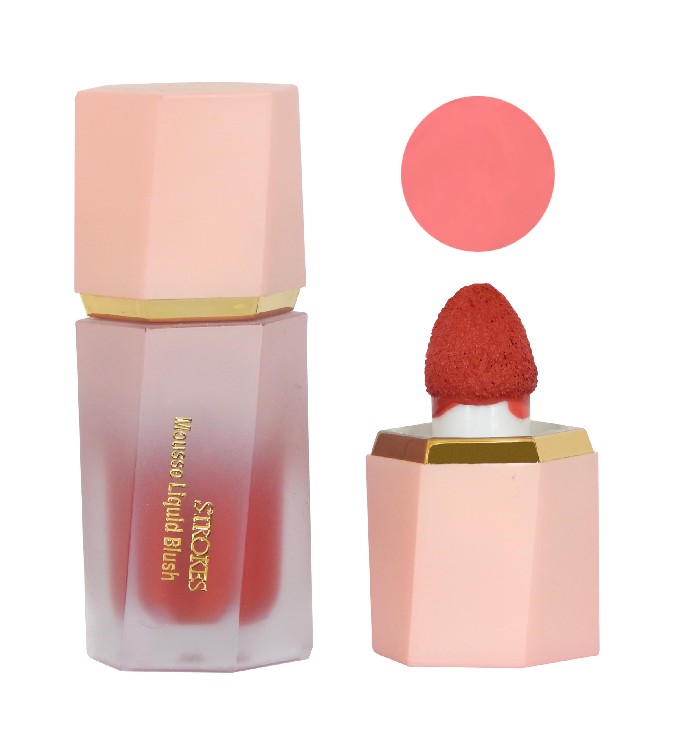 Cs 3In1 Mousse Liquid Blush For Cheeks, Lips, Eyes, Lightweight, LongLasting, Waterproof, Moisturizing (Rose Ritual, Medium)