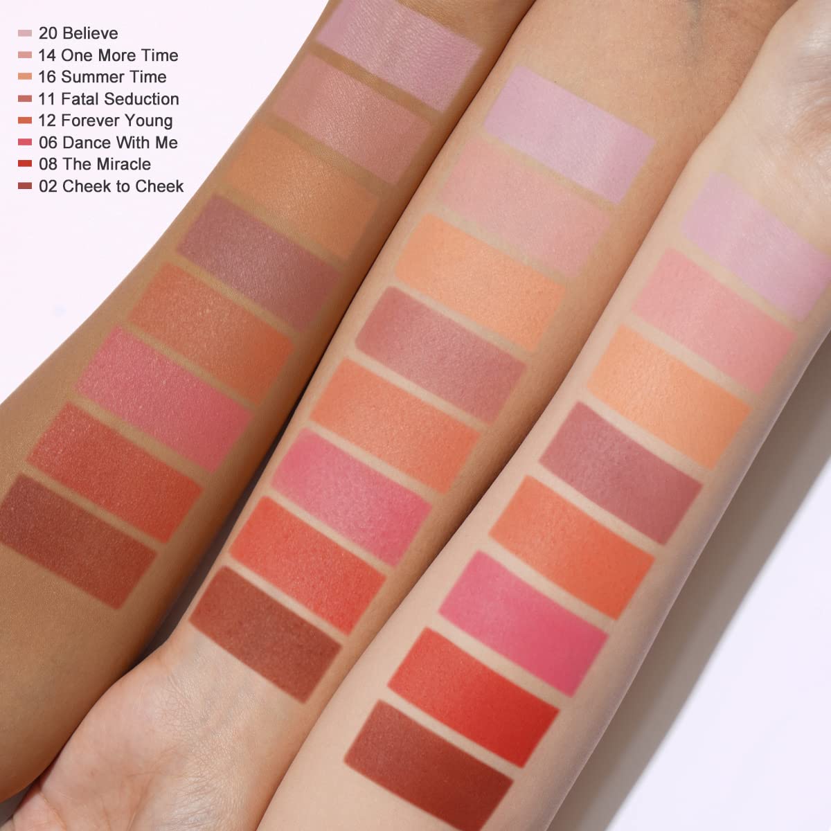 OULAC Blush Makeup Powder Mauve| Natural Matte Blush Cool Tone Skin Light Meidum | Buildable & Light Weight Smooth| Cruelty-Free