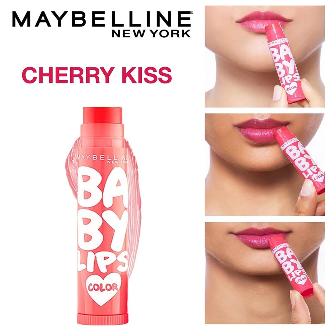 Maybelline Baby Lips Color SPF 16 Lip Balm 4.5g (Cherry Kiss)