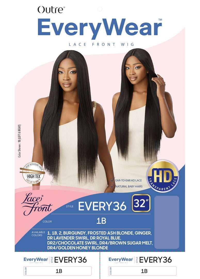 Outre Lace Front Wig - Everywear - Every 36 (DR4/BROWN SUGAR MELT)