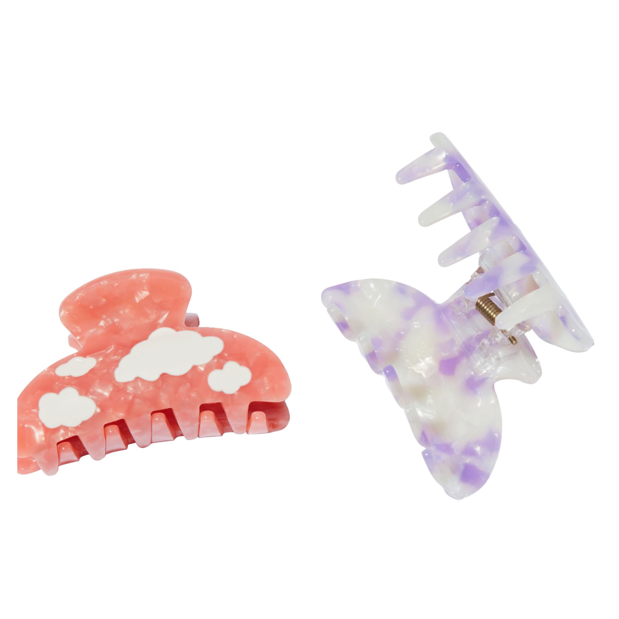 Mane Cloudy Claw Clips - Extra Grip Medium Hair Clips for Fine, Medium or Thick Hair Types - Secures Styles for All Day Wear (2