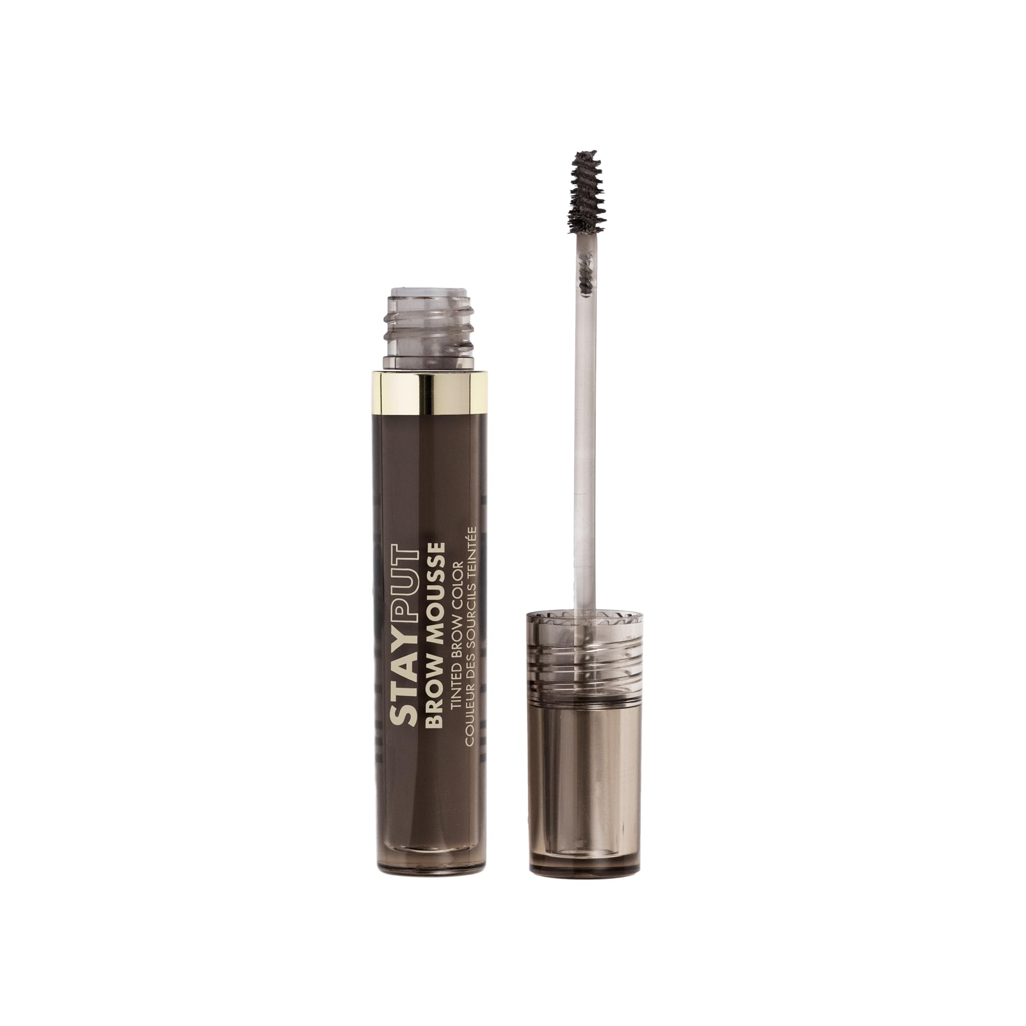 Stay Put Tinted Brow Mousse - Brown Black