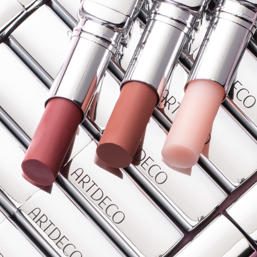 ARTDECO Color Booster Lip Balm in coral - nourishing lip balm with color-adapting pigments - lip plumper with spearmint flavor -