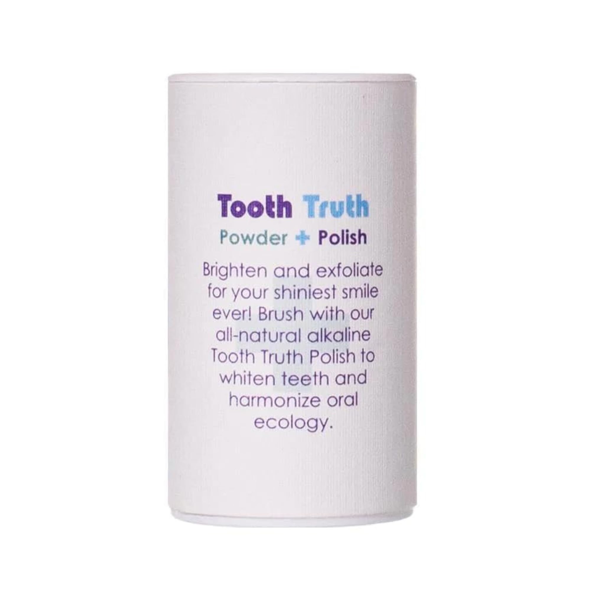 Living Libations - Organic Tooth Truth Powder Polish| Natural, Plant-Based, Clean Beauty (1.69 oz | 50 ml)