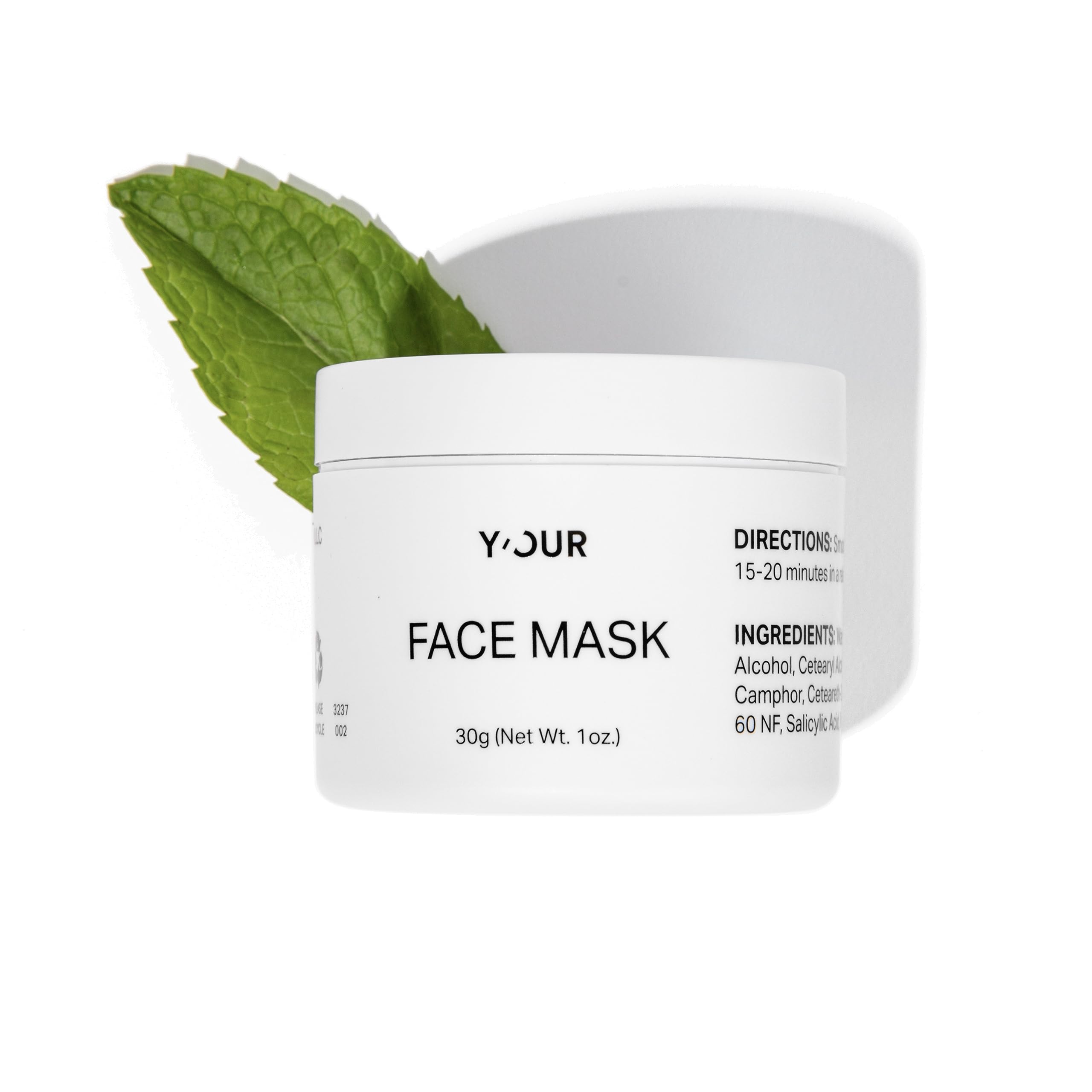 YOUR Purifying Detox Face Mask - Blackhead, Whiteheads & Pores Remover, Anti-Acne & Pimple, Cleansing & Exfoliating Care, for Hy