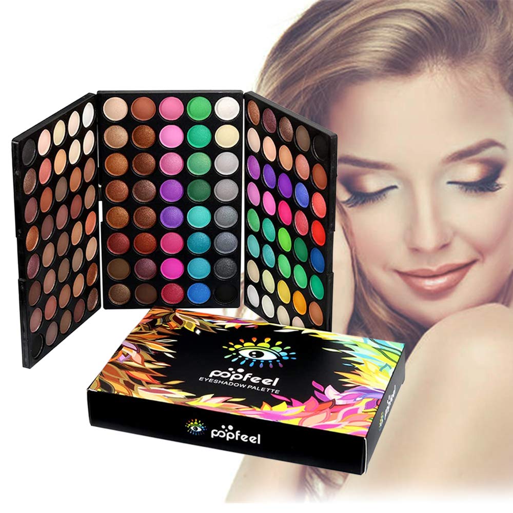 Fantasyday 120 Colors Long Lasting Waterproof Highly Pigments Shiny Shimmers Glitter Eyeshadow Palette All In One Makeup Kits Fo